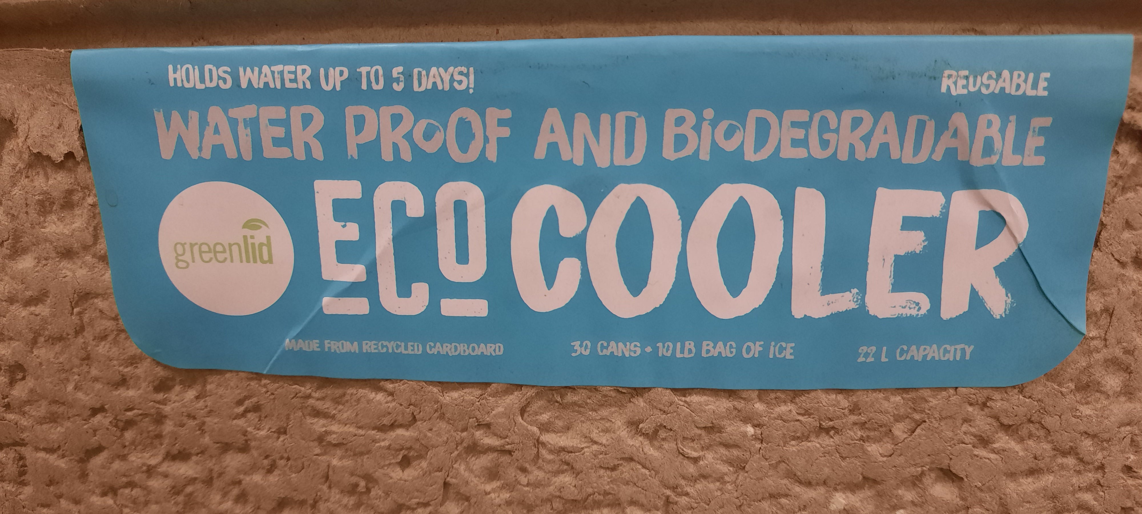 Eco- Friendly Coolers - Brand New