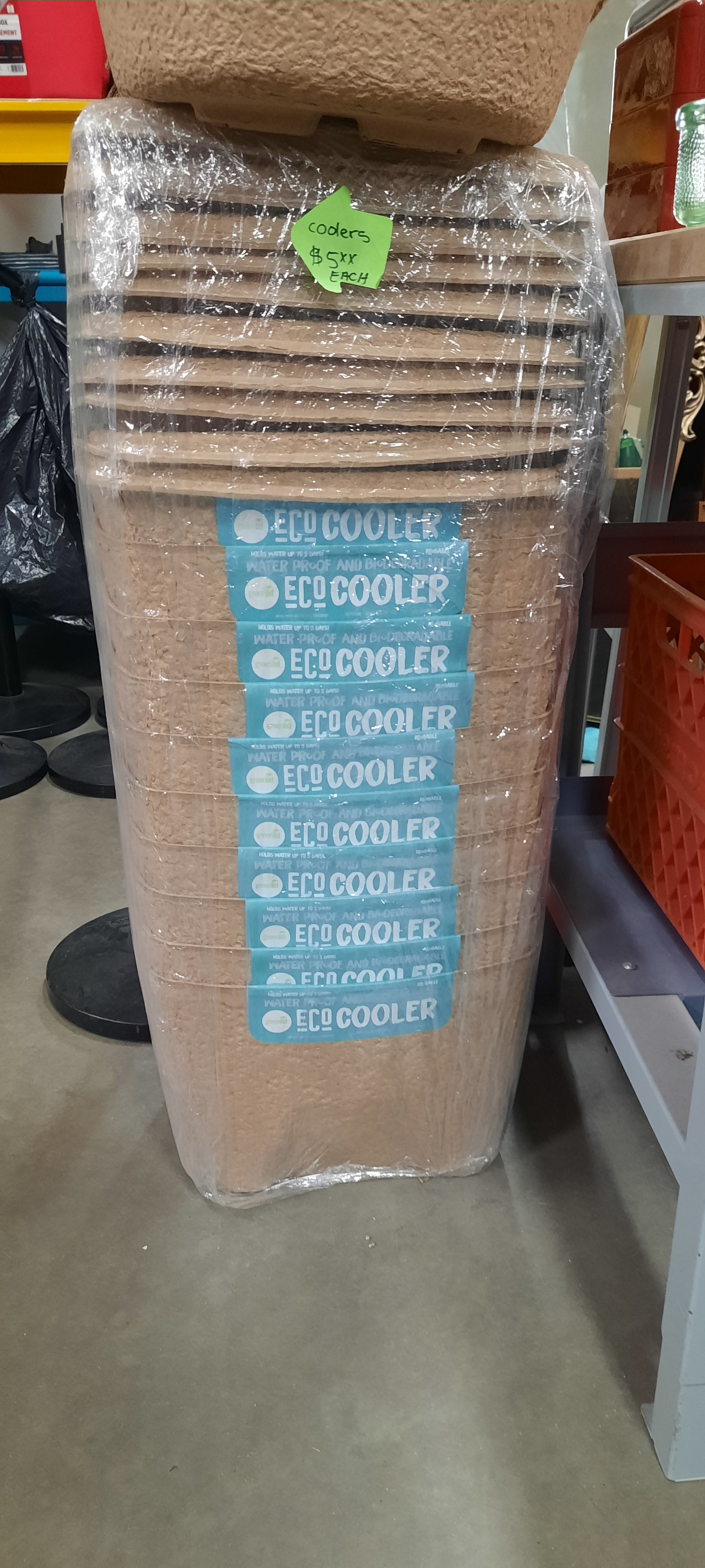 Eco- Friendly Coolers - Brand New