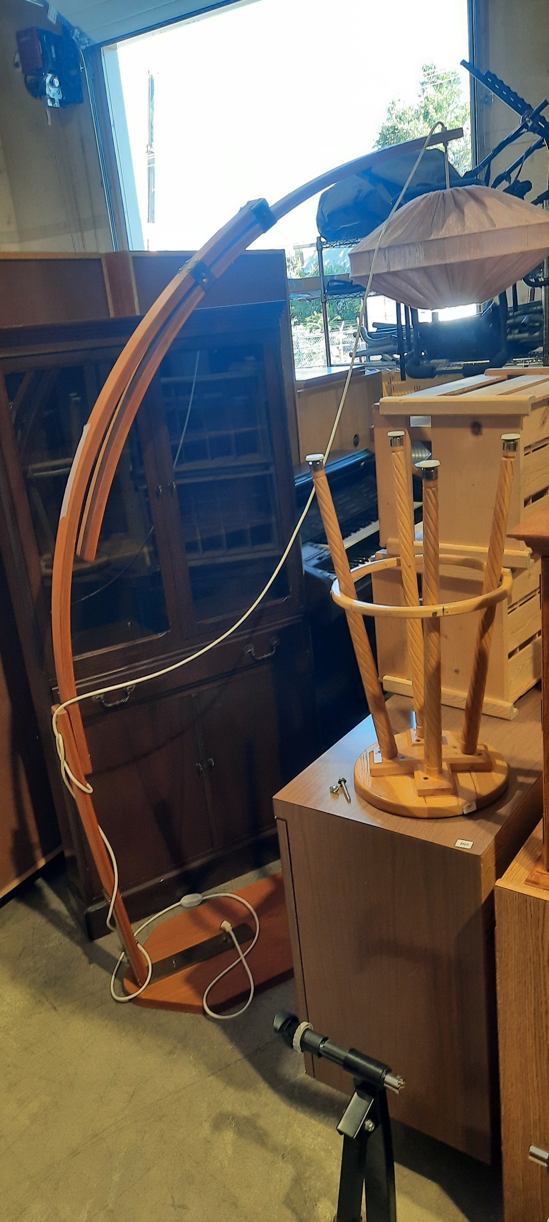 Teak Floor Lamp