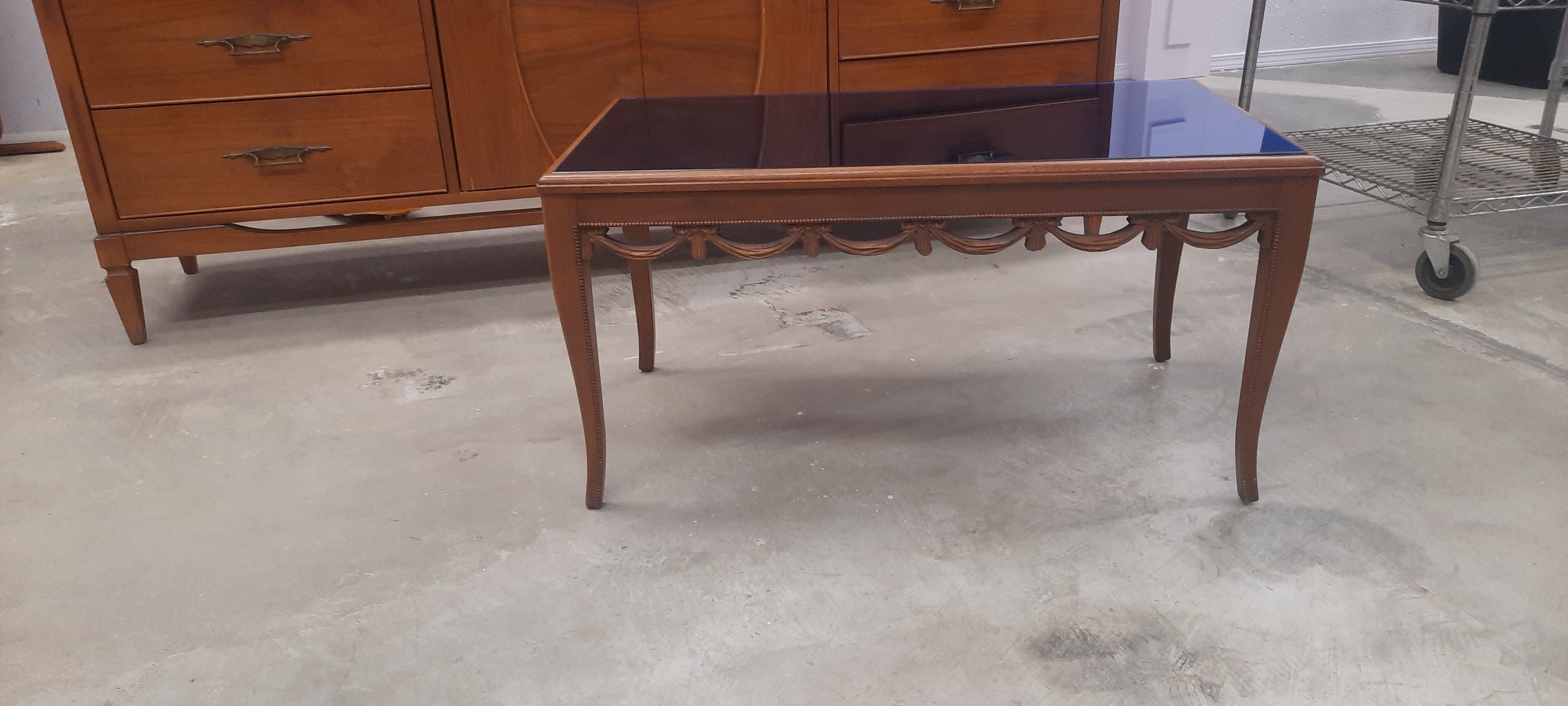 Mirrored coffee table