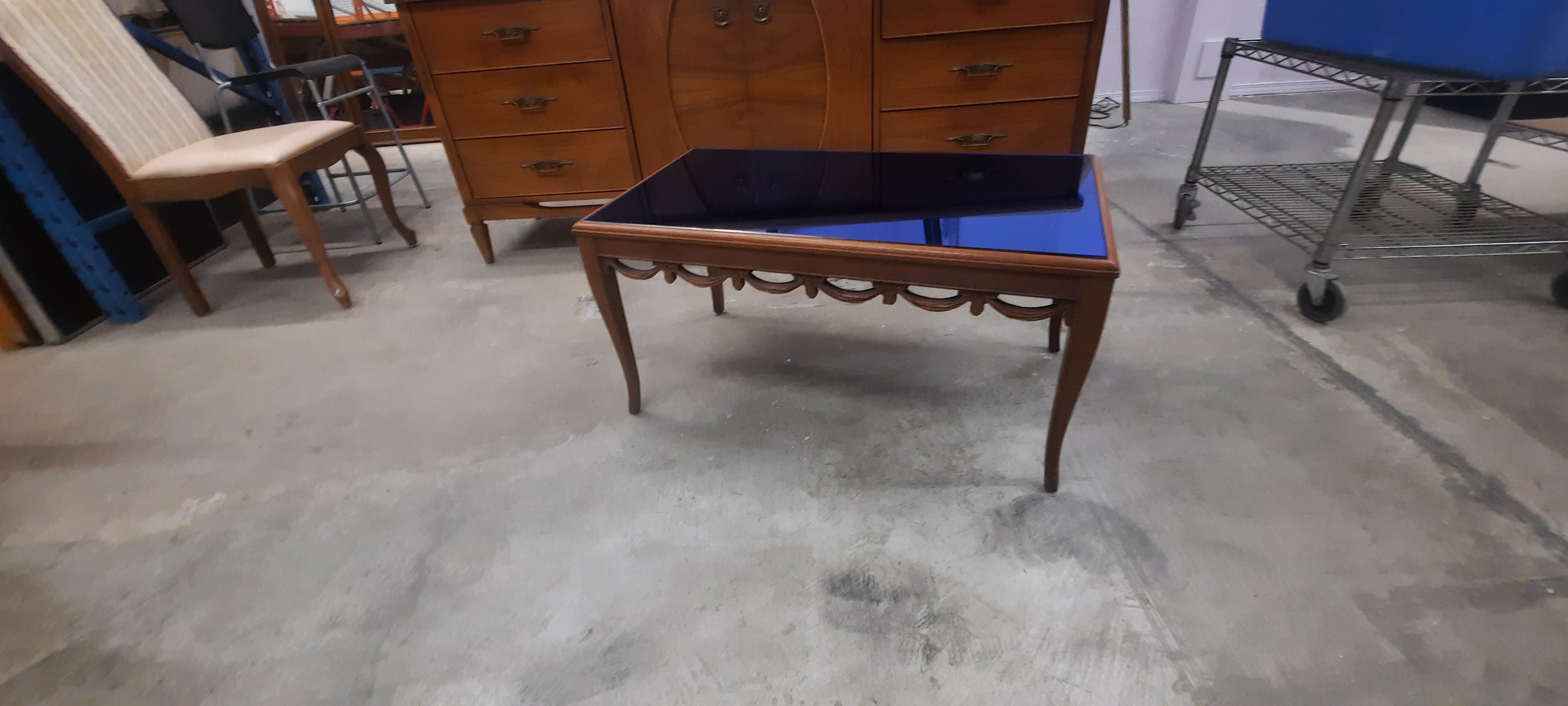 Mirrored coffee table