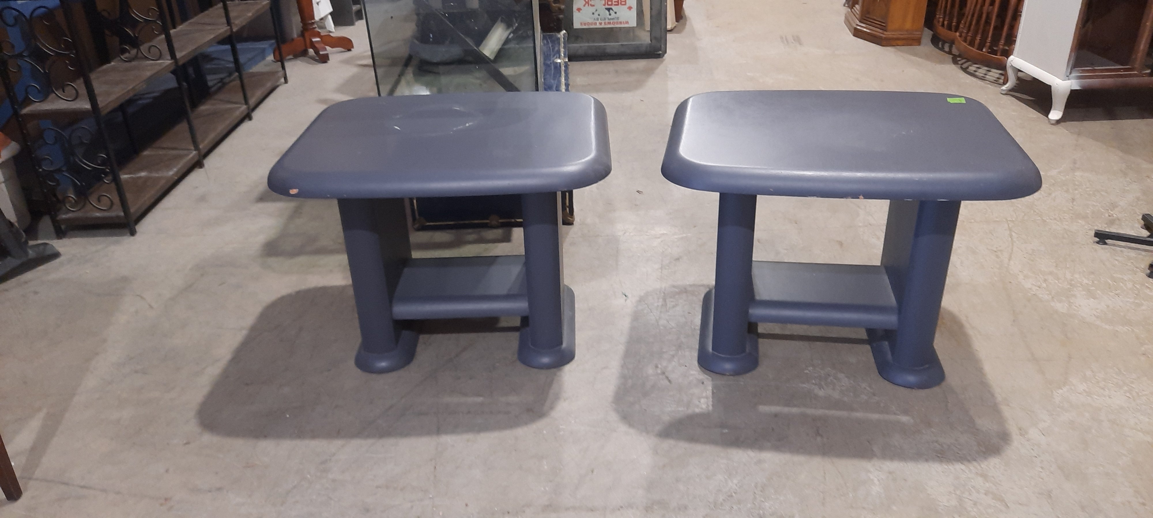 Purple matching End Tables