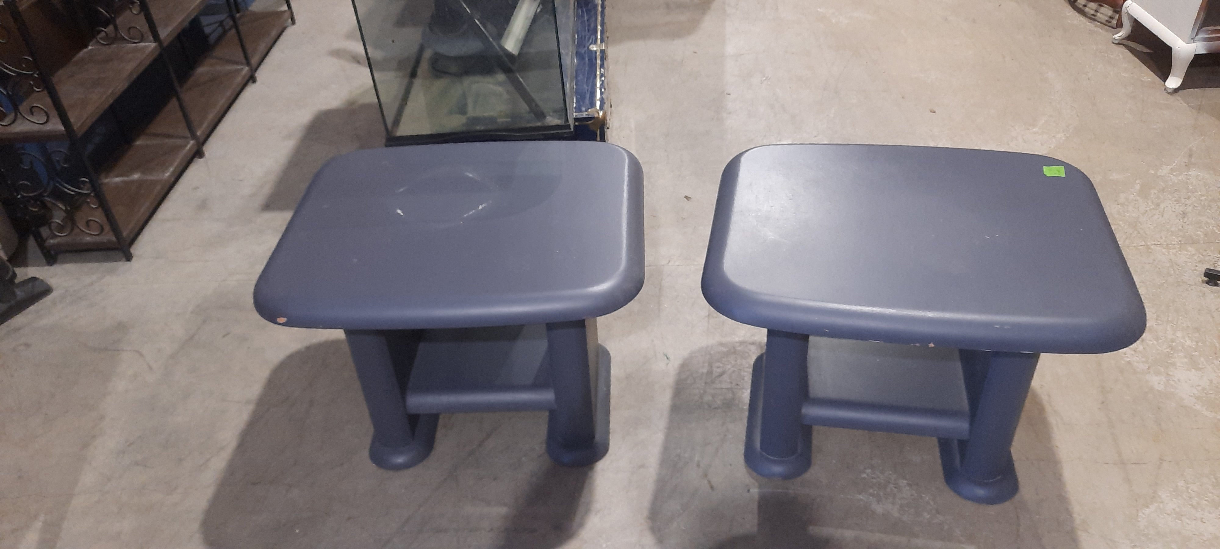 Purple matching End Tables