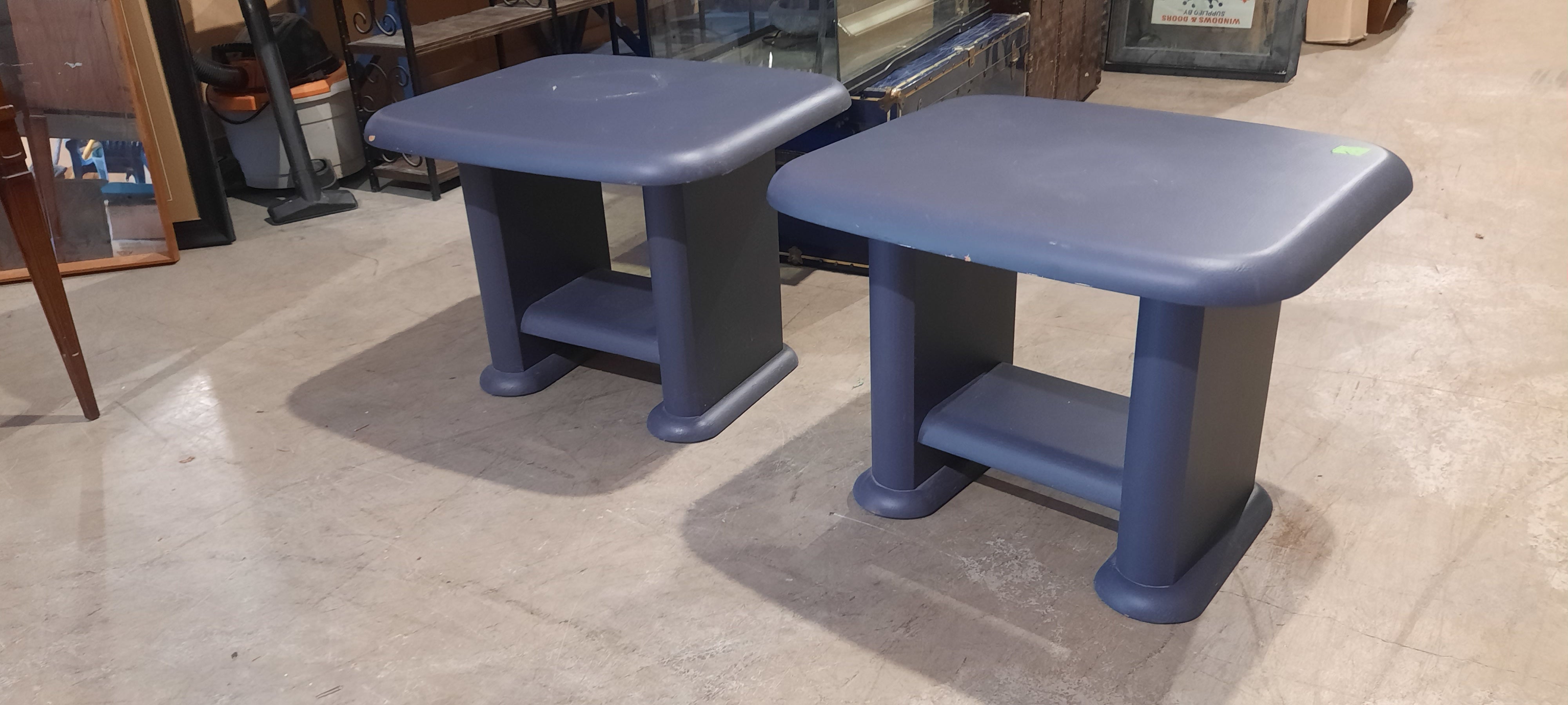 Purple matching End Tables
