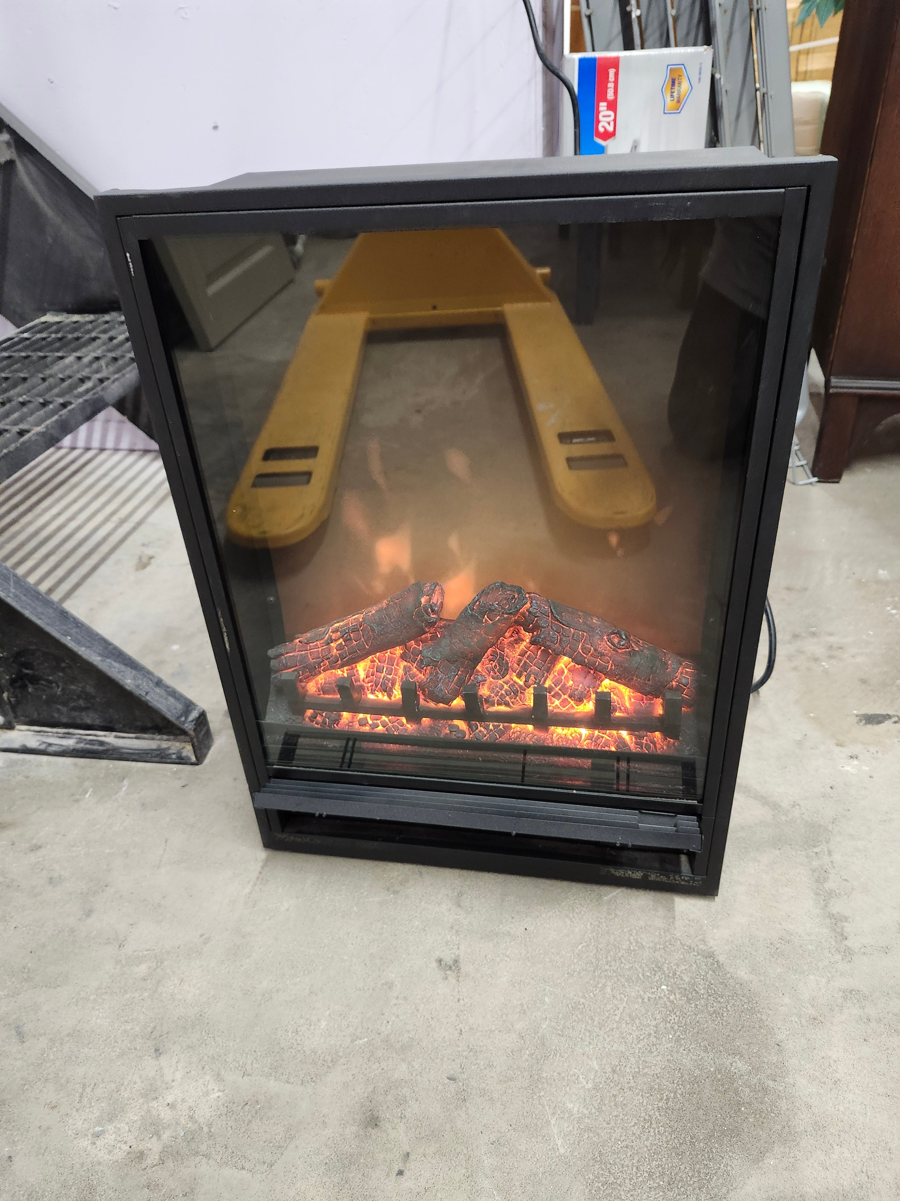 Fireplace with heat