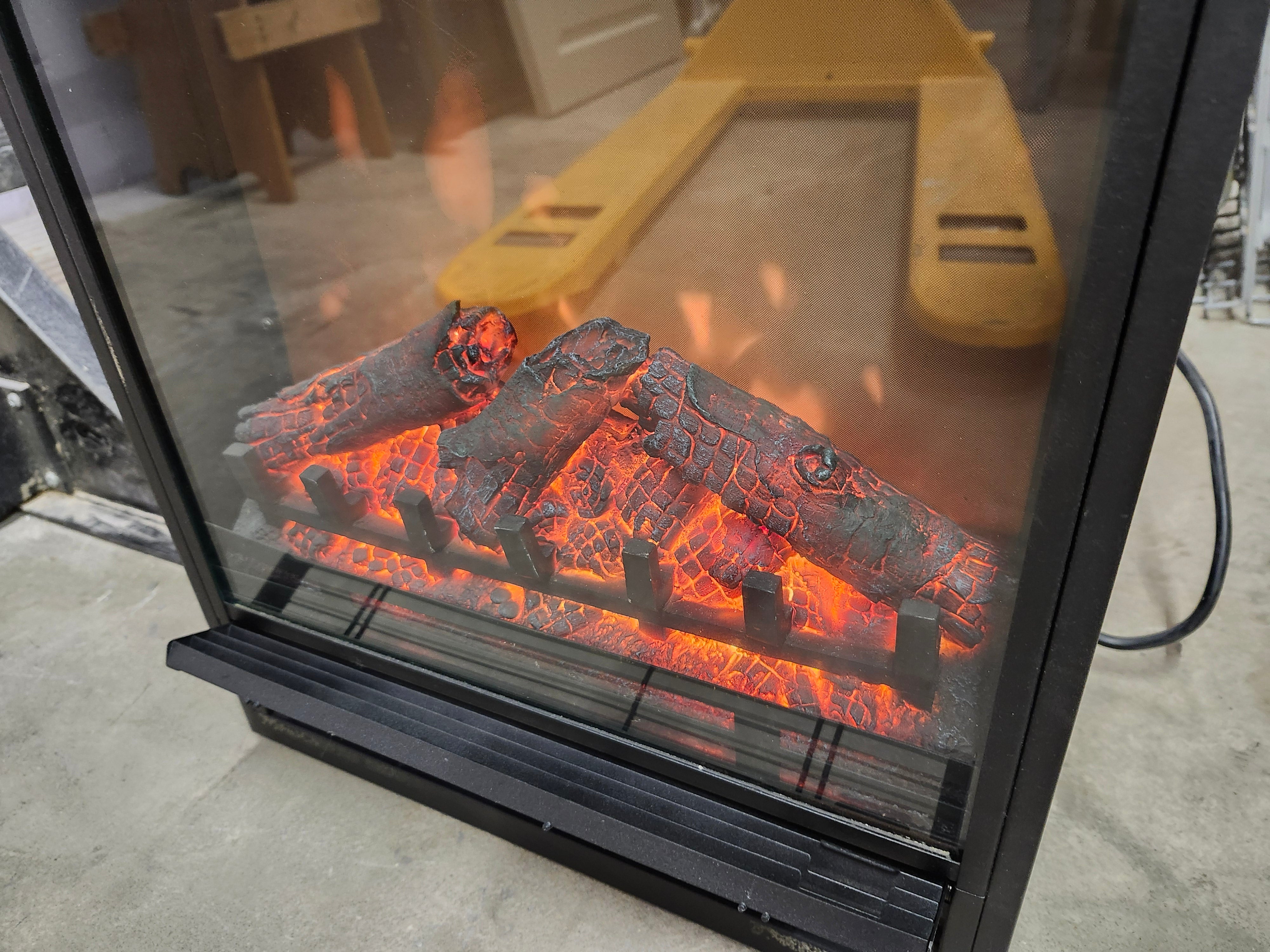 Fireplace with heat