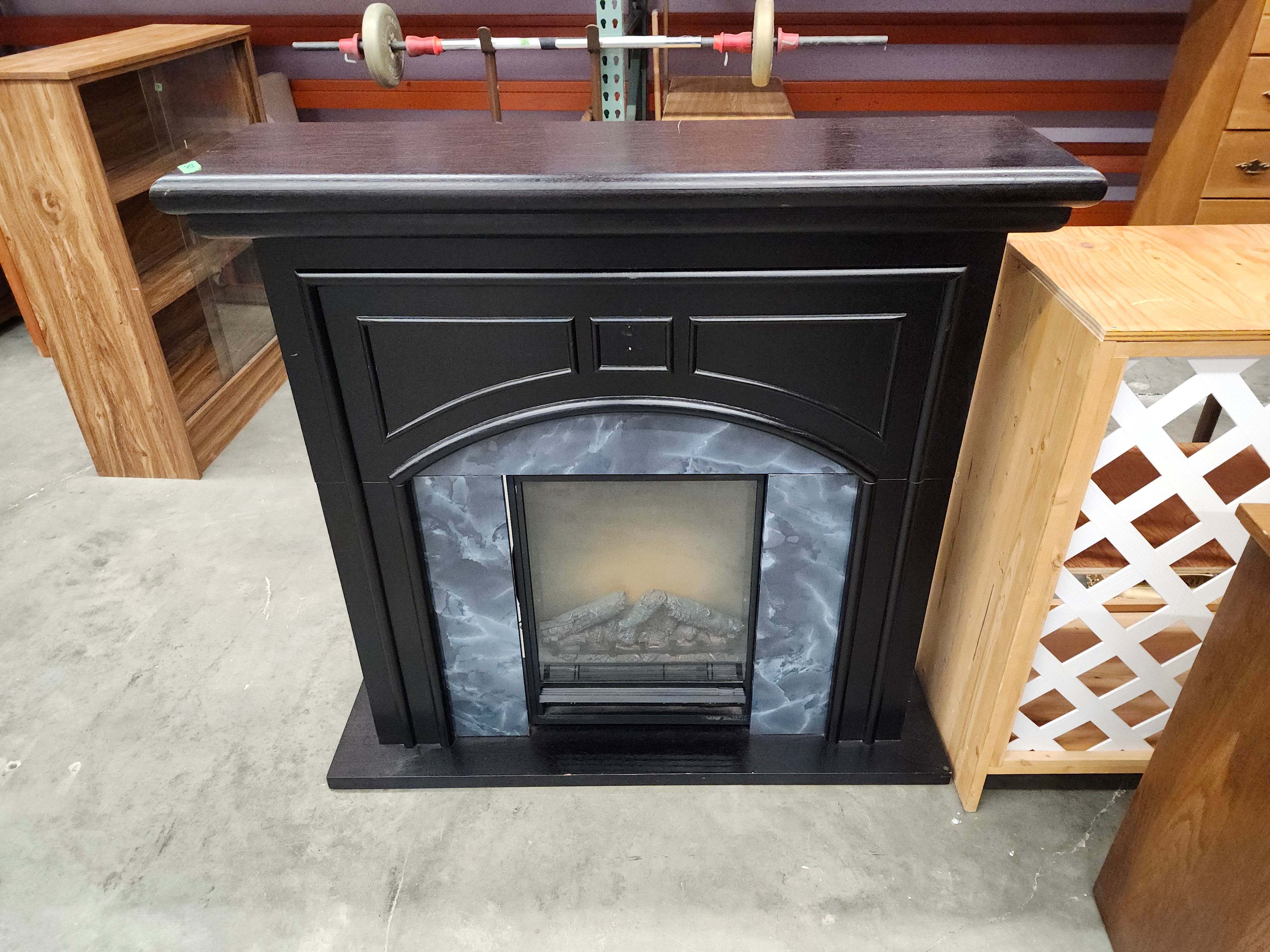 Fireplace with heat