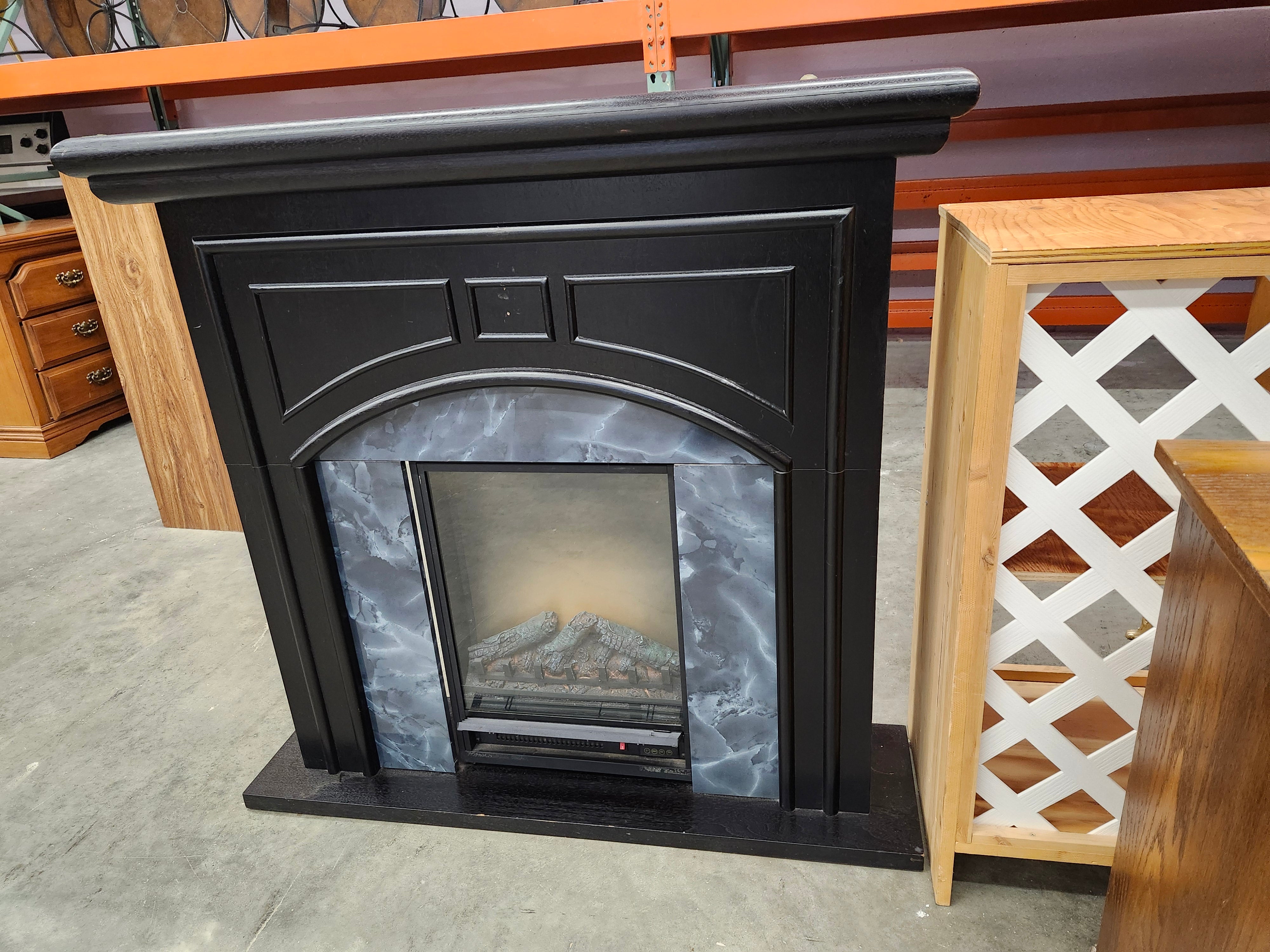 Fireplace with heat