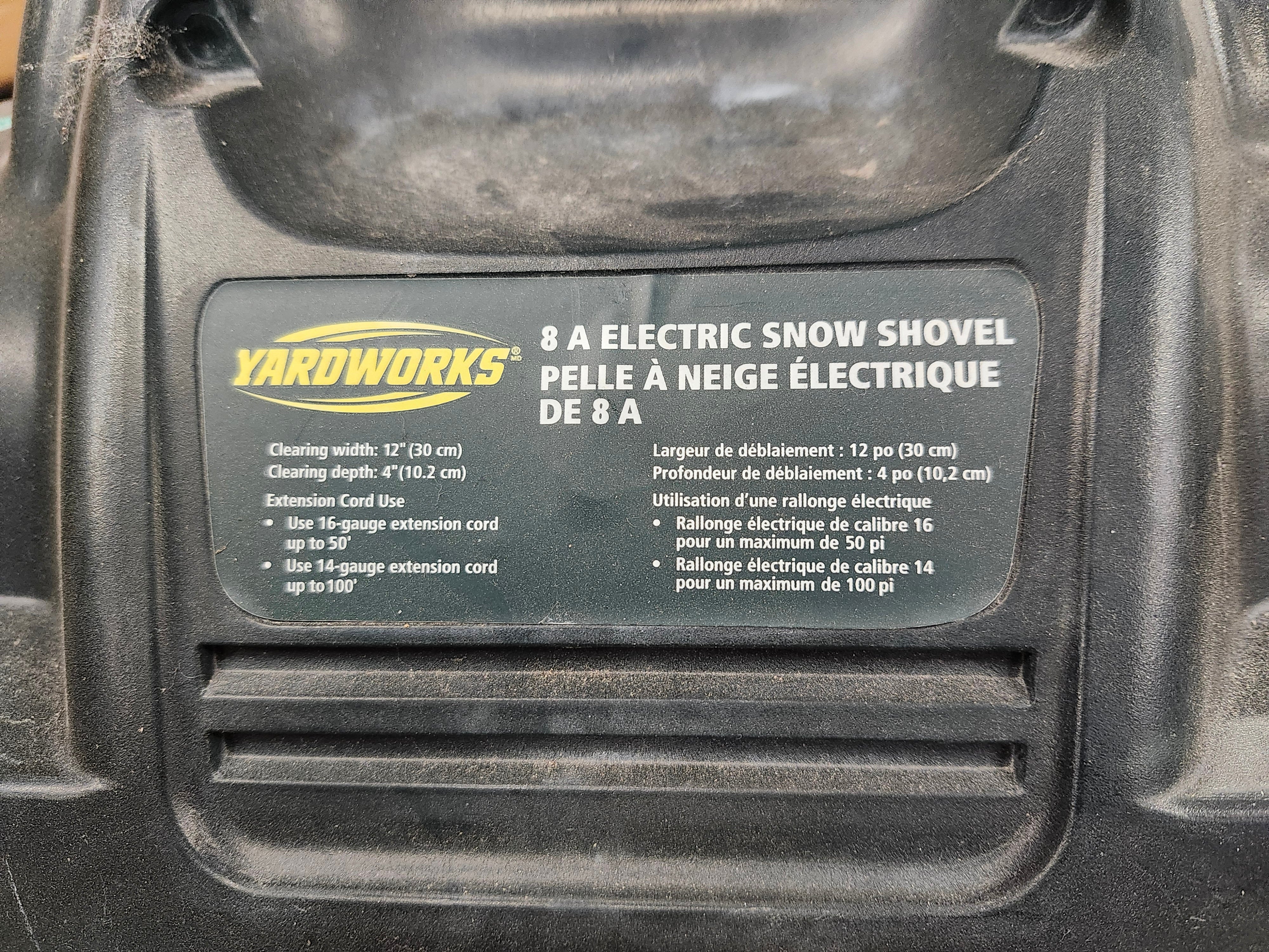 Gardenworks snow blower