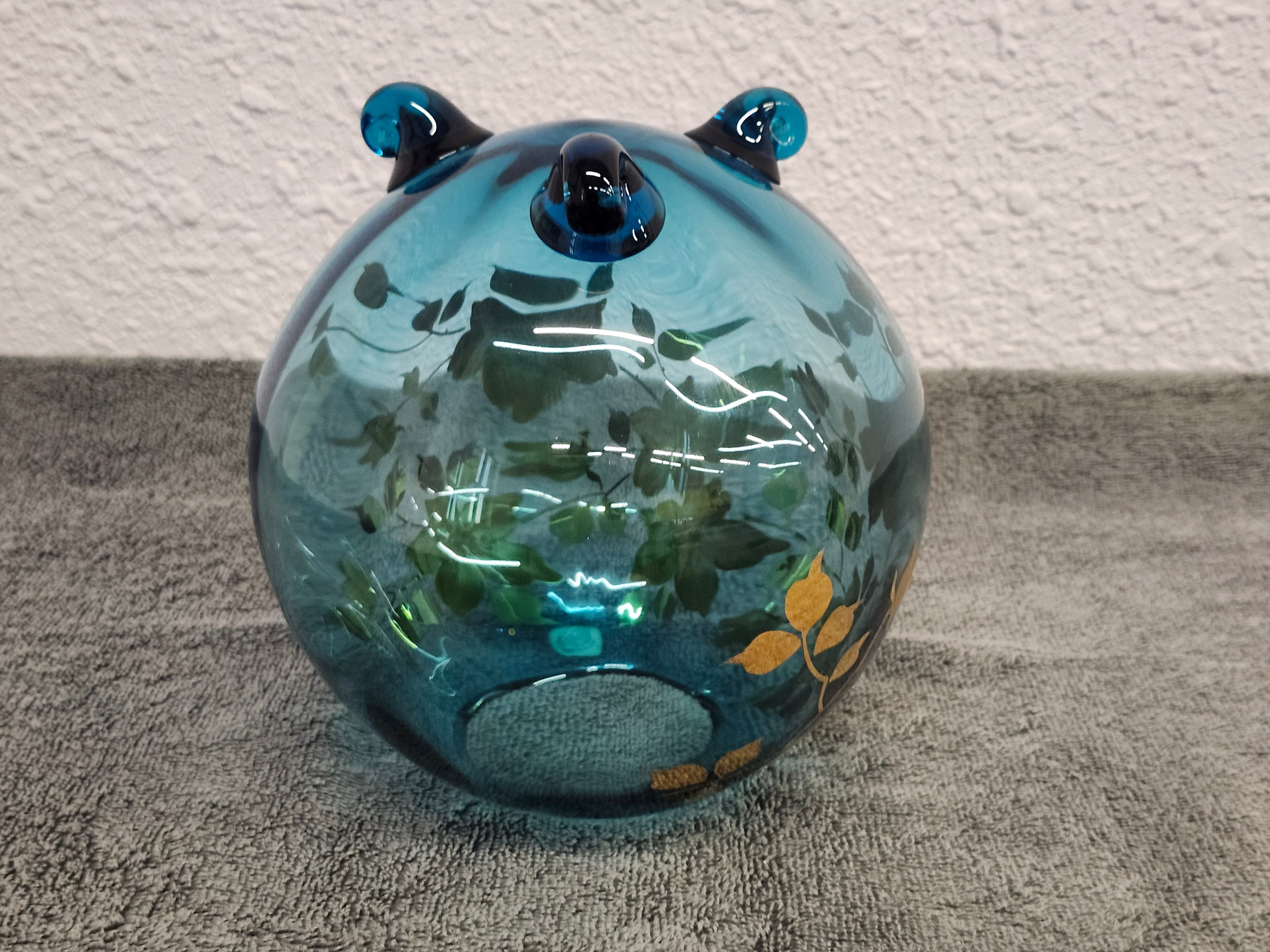 Bohemian crystal vase