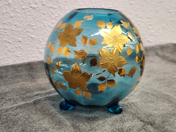 Bohemian crystal vase