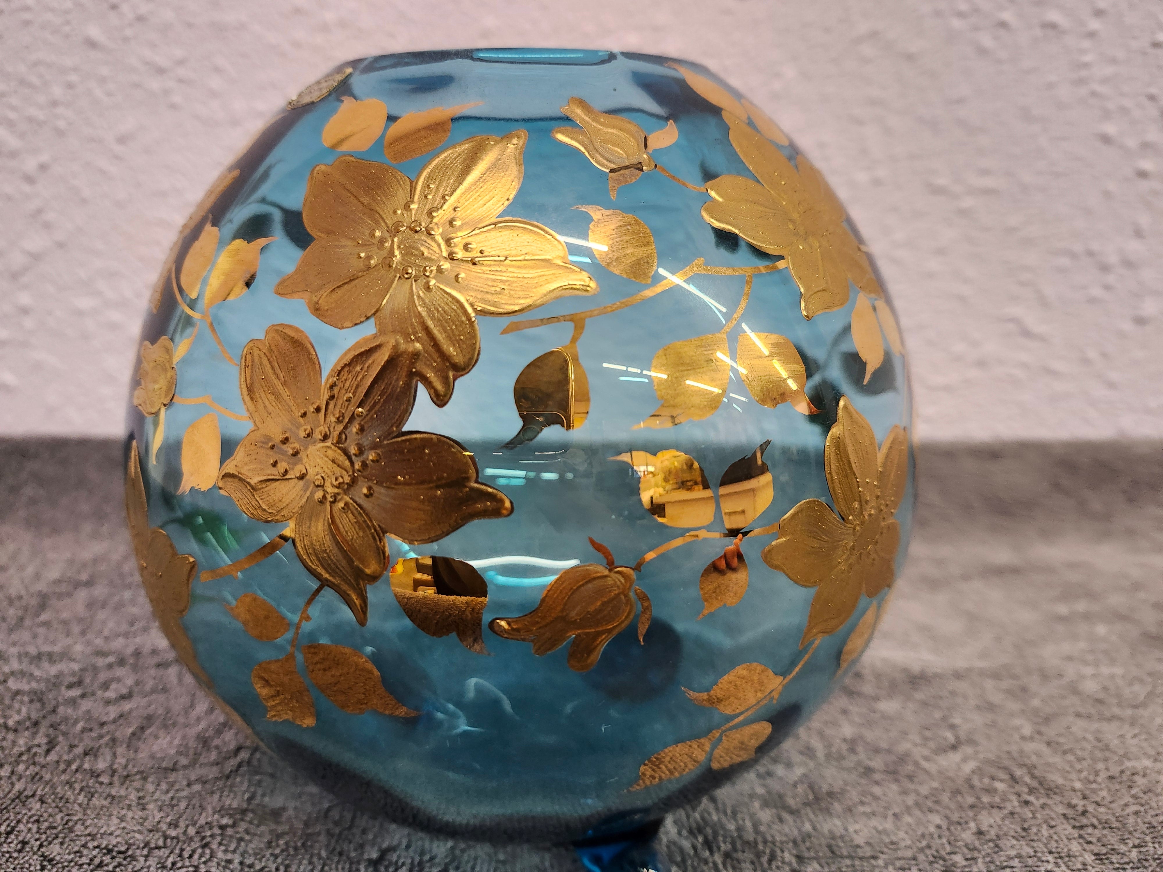 Bohemian crystal vase