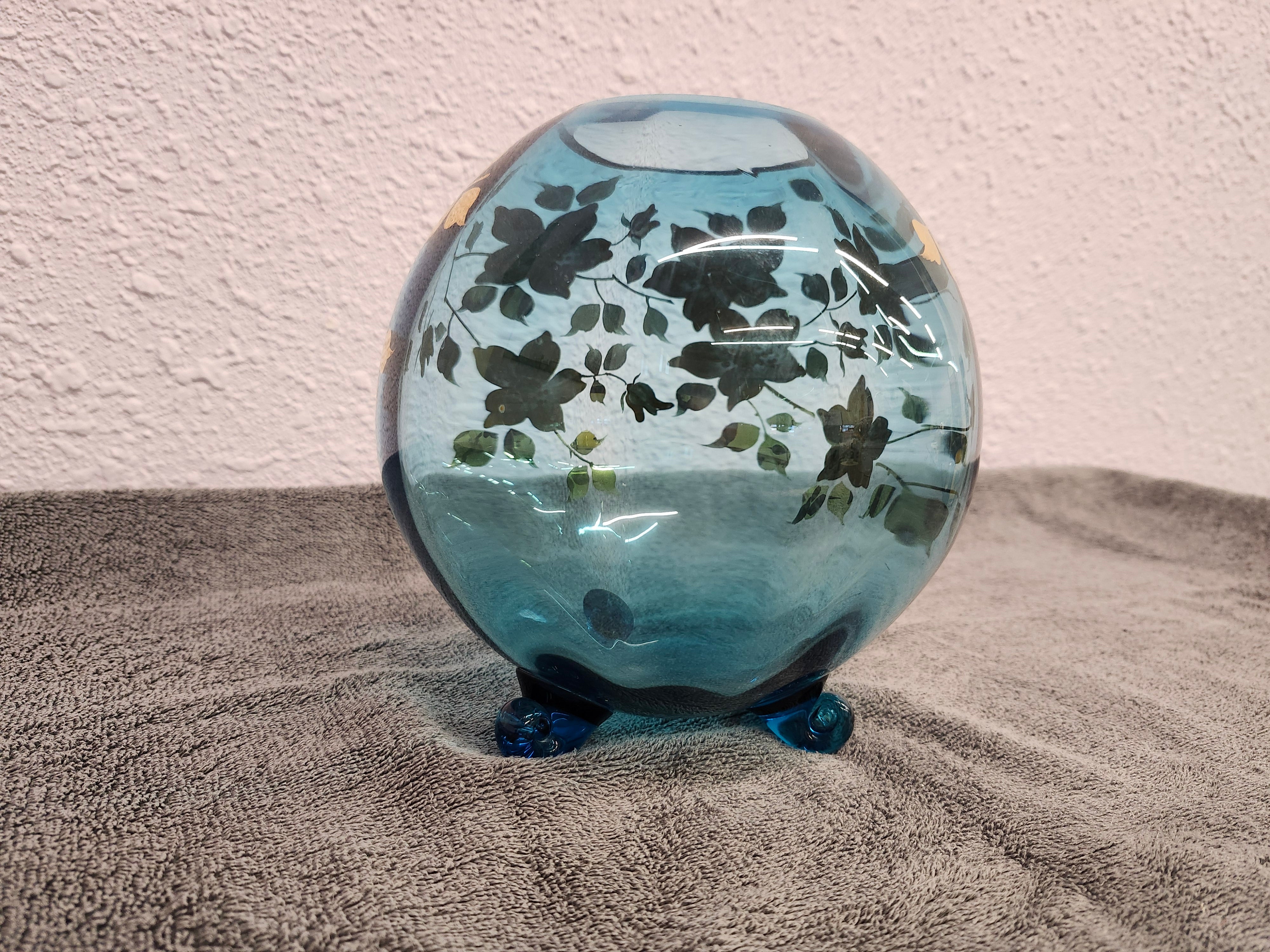 Bohemian crystal vase