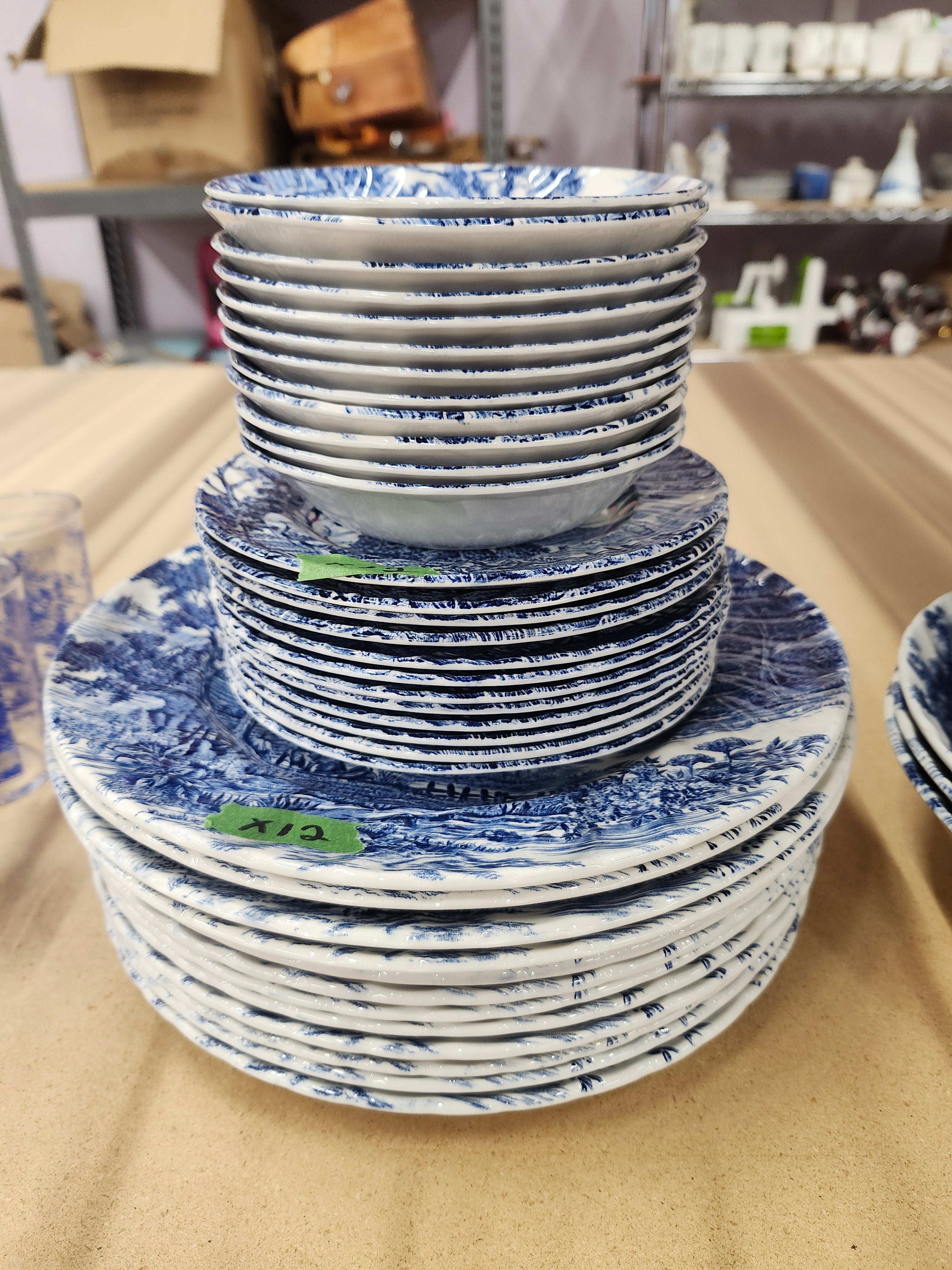 X69 pieces Ridgway meadowsweet China set