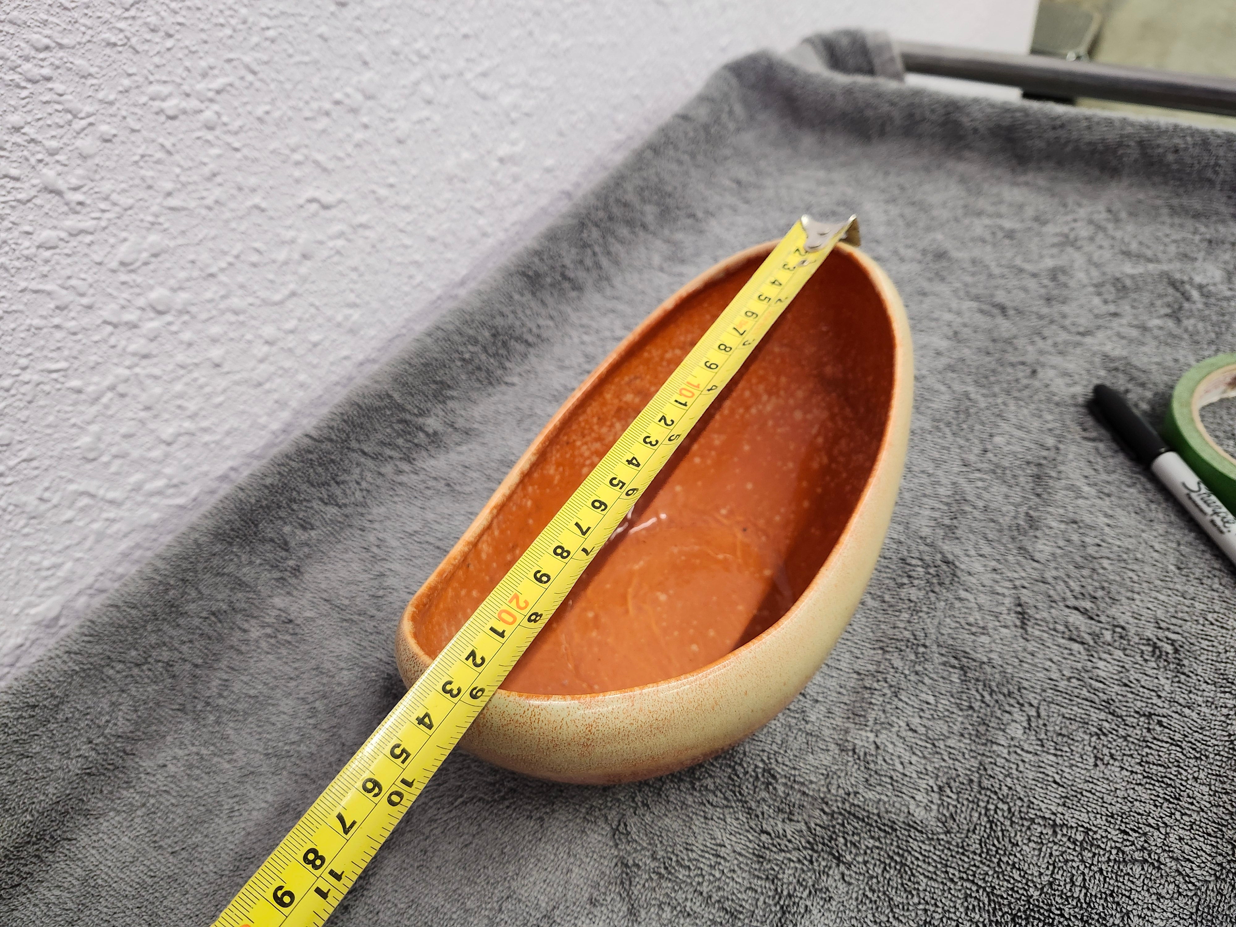 Decorative accent pottery bowl