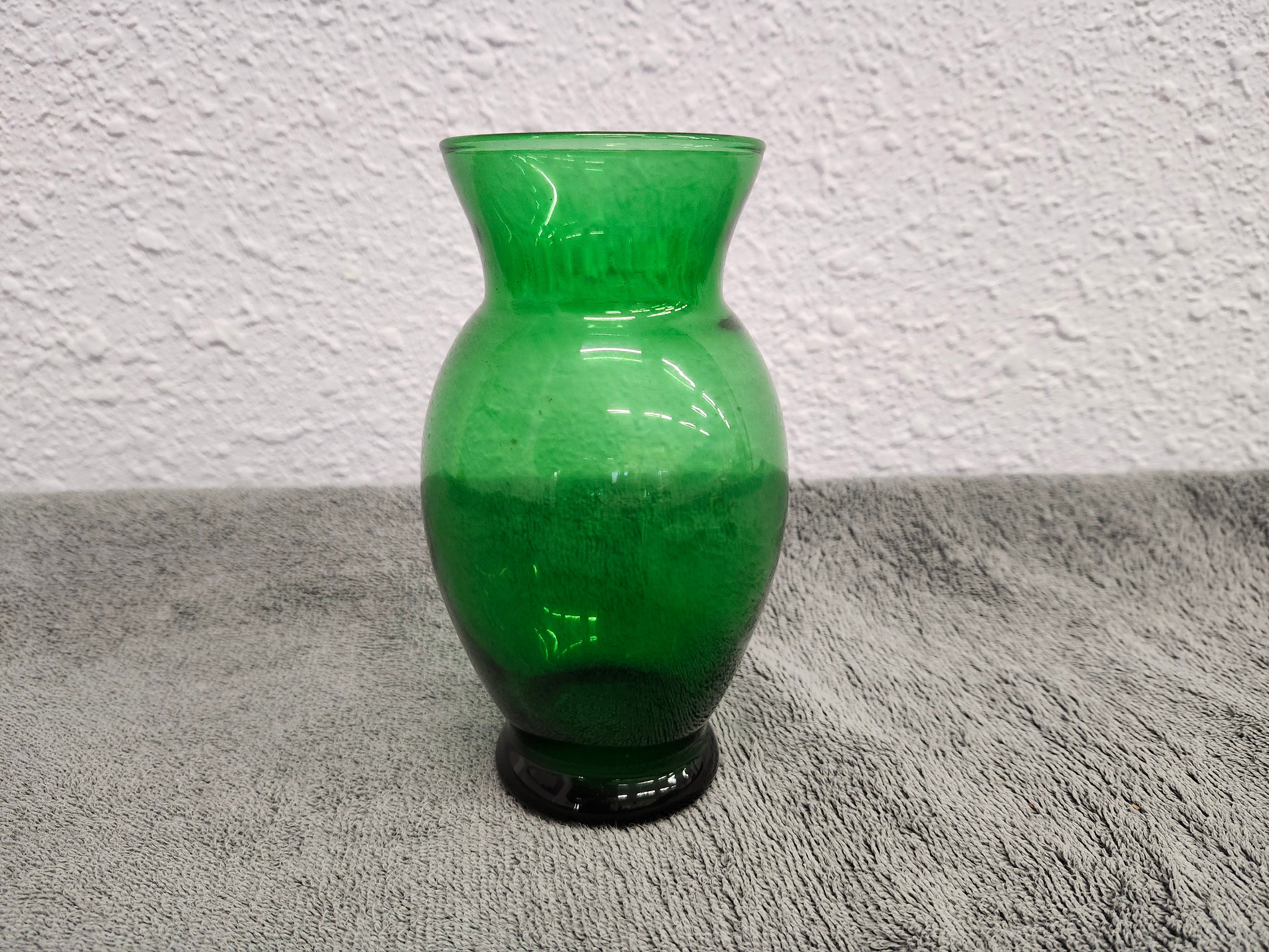 Green vase