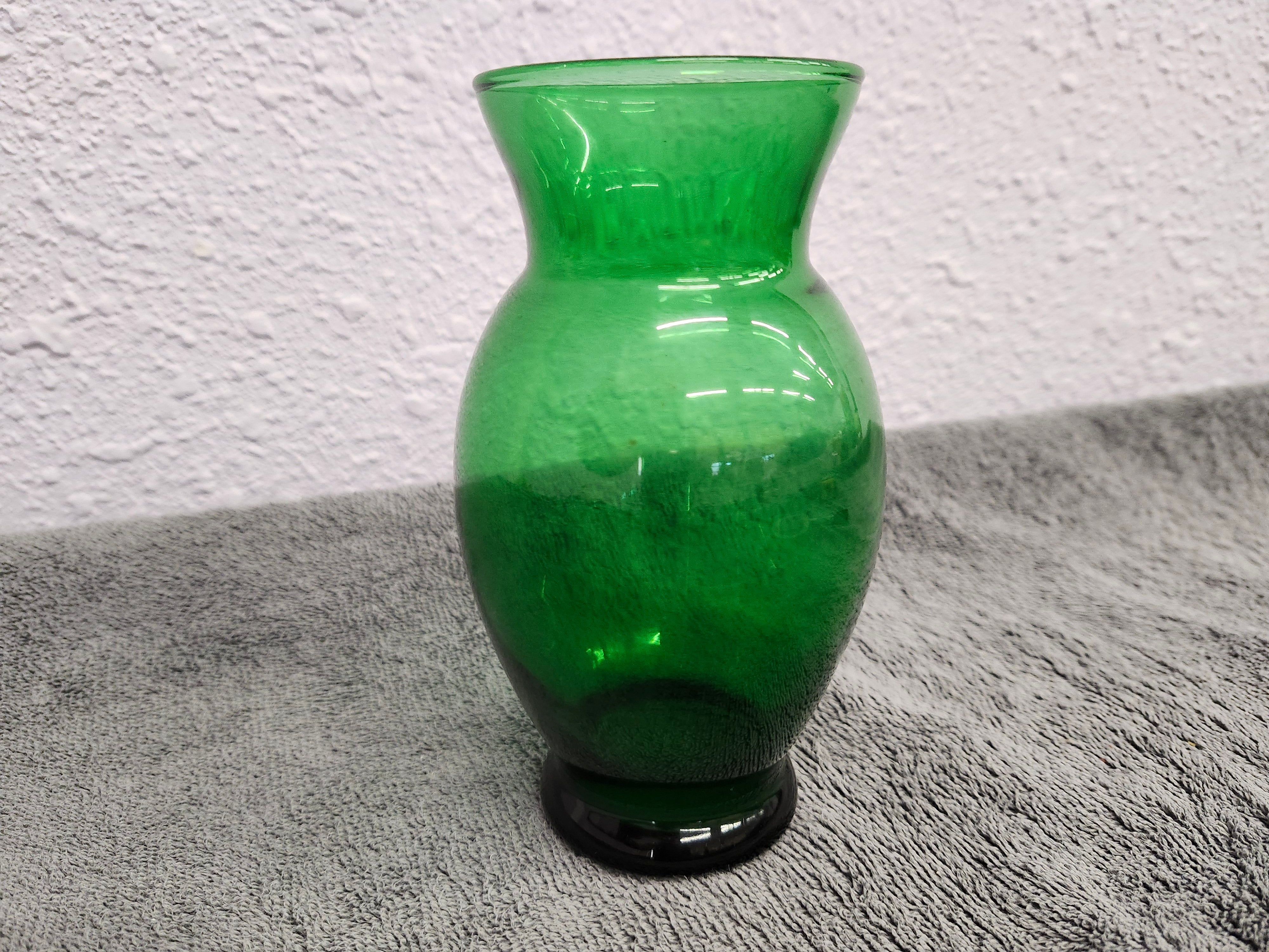 Green vase