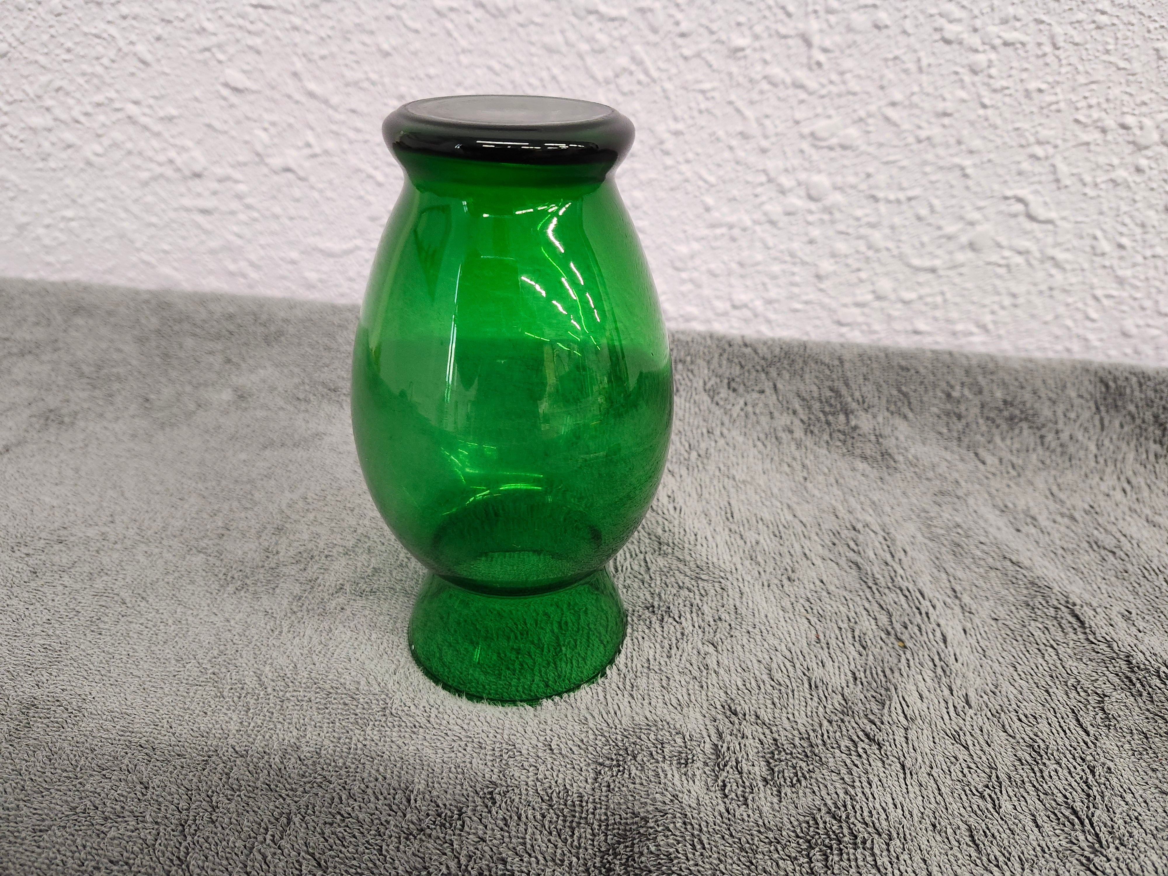 Green vase