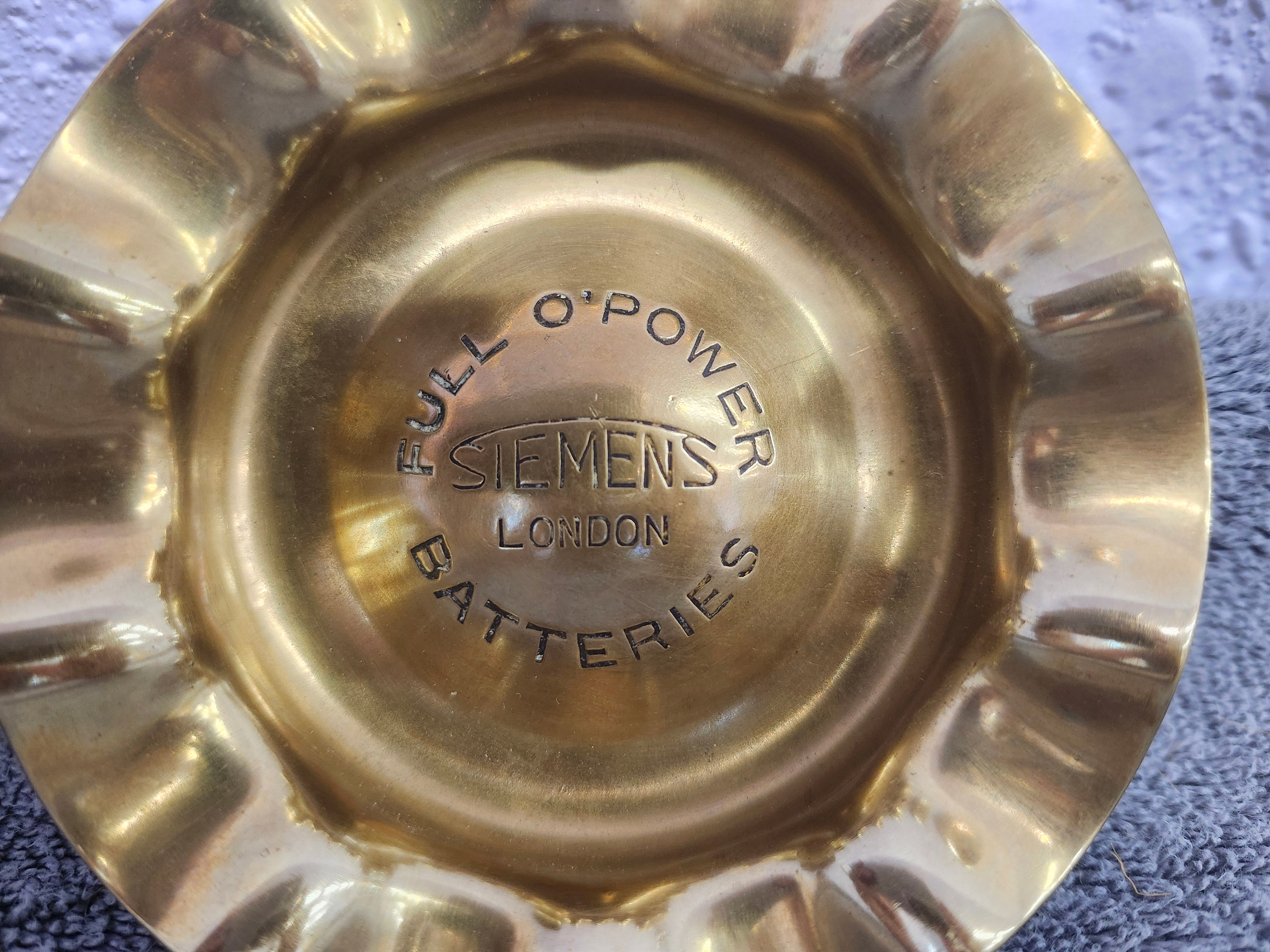 Brass ashtray