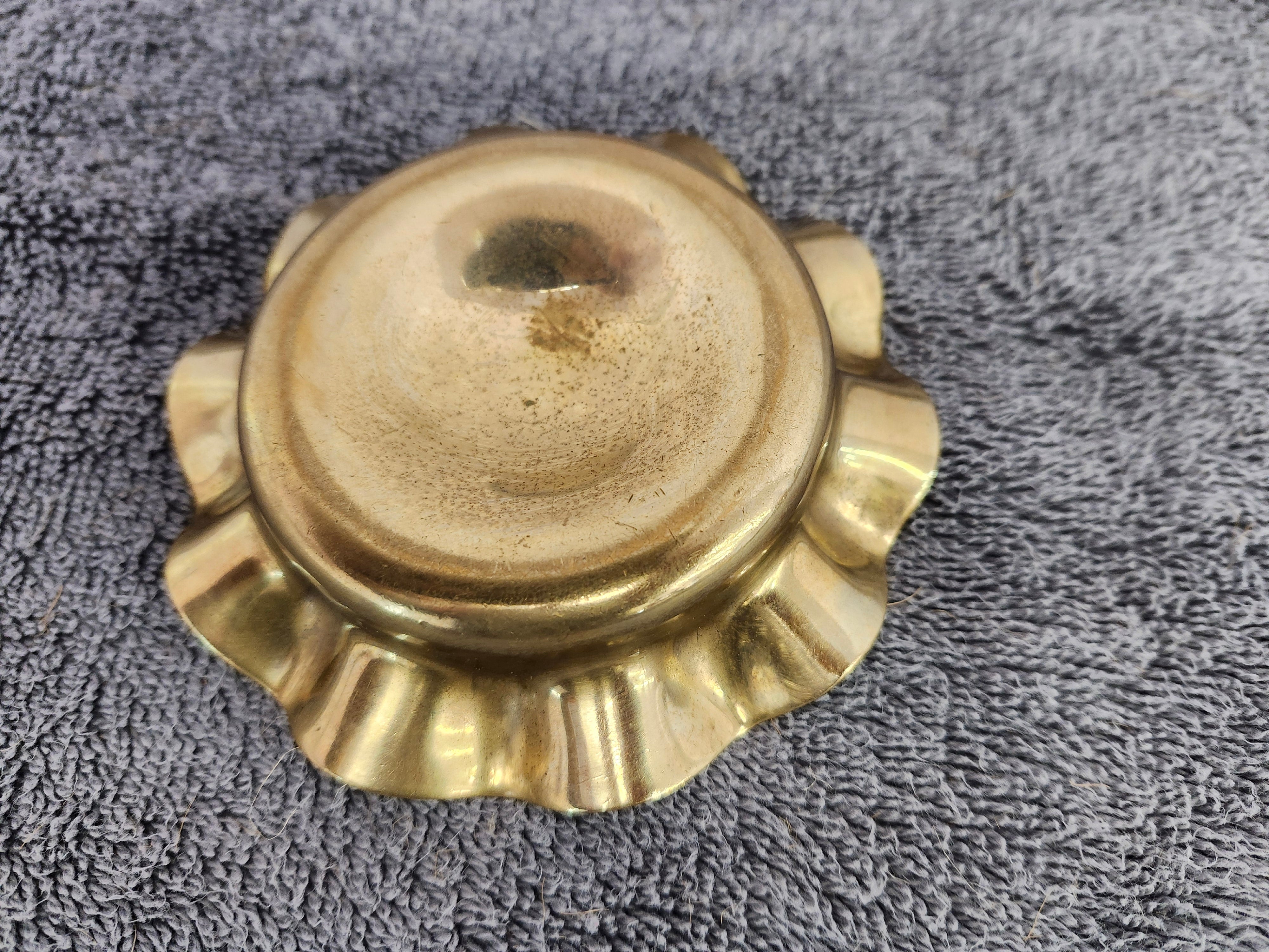 Brass ashtray
