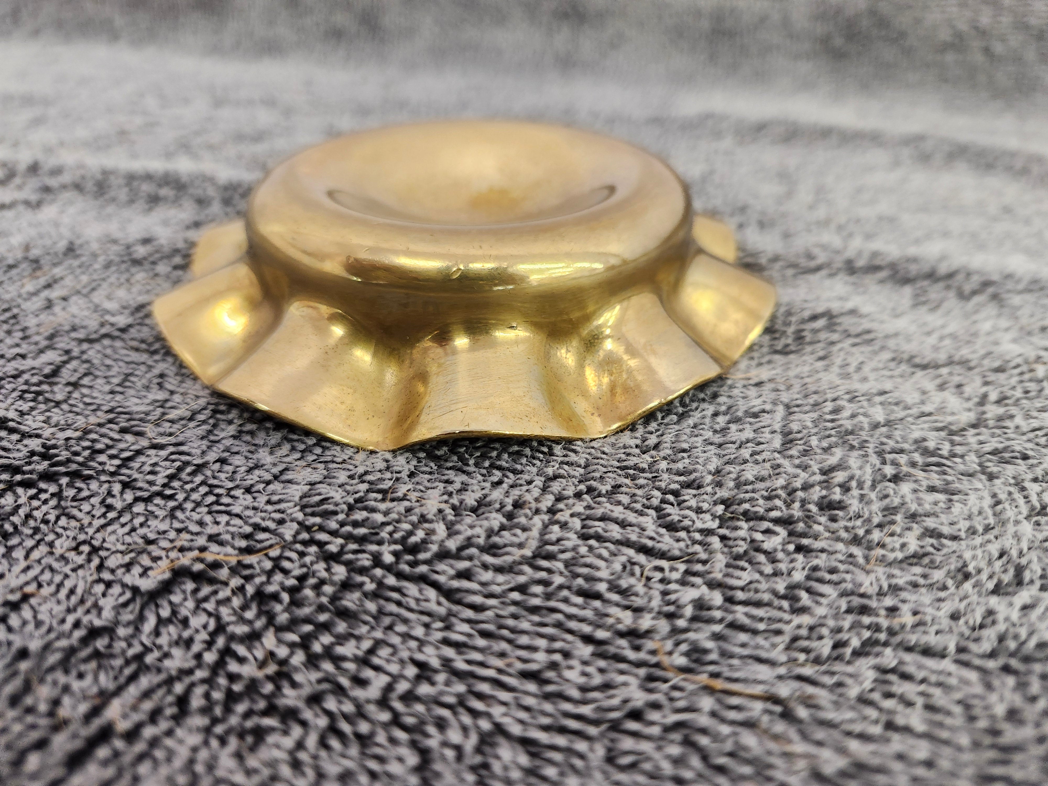 Brass ashtray