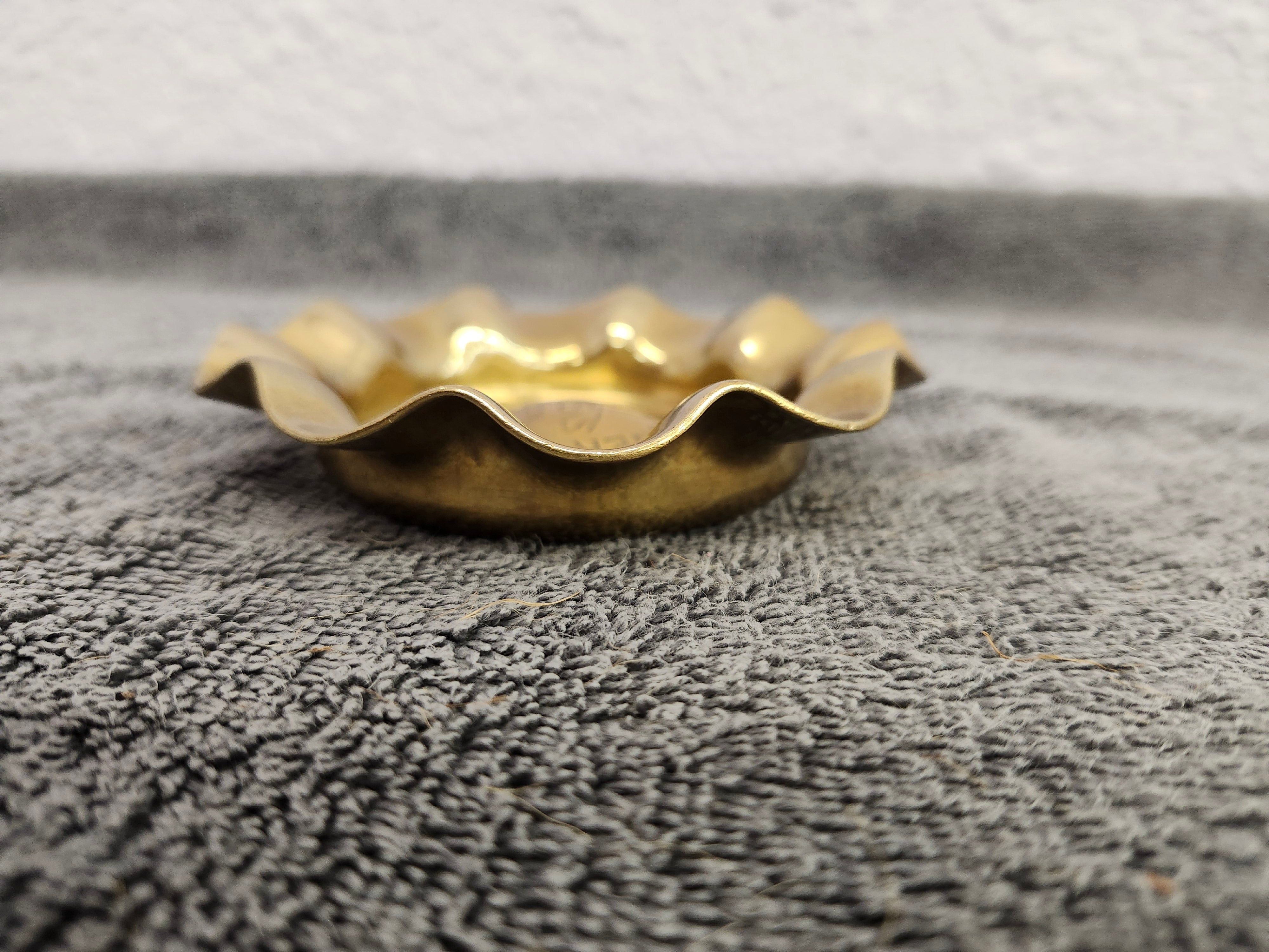 Brass ashtray