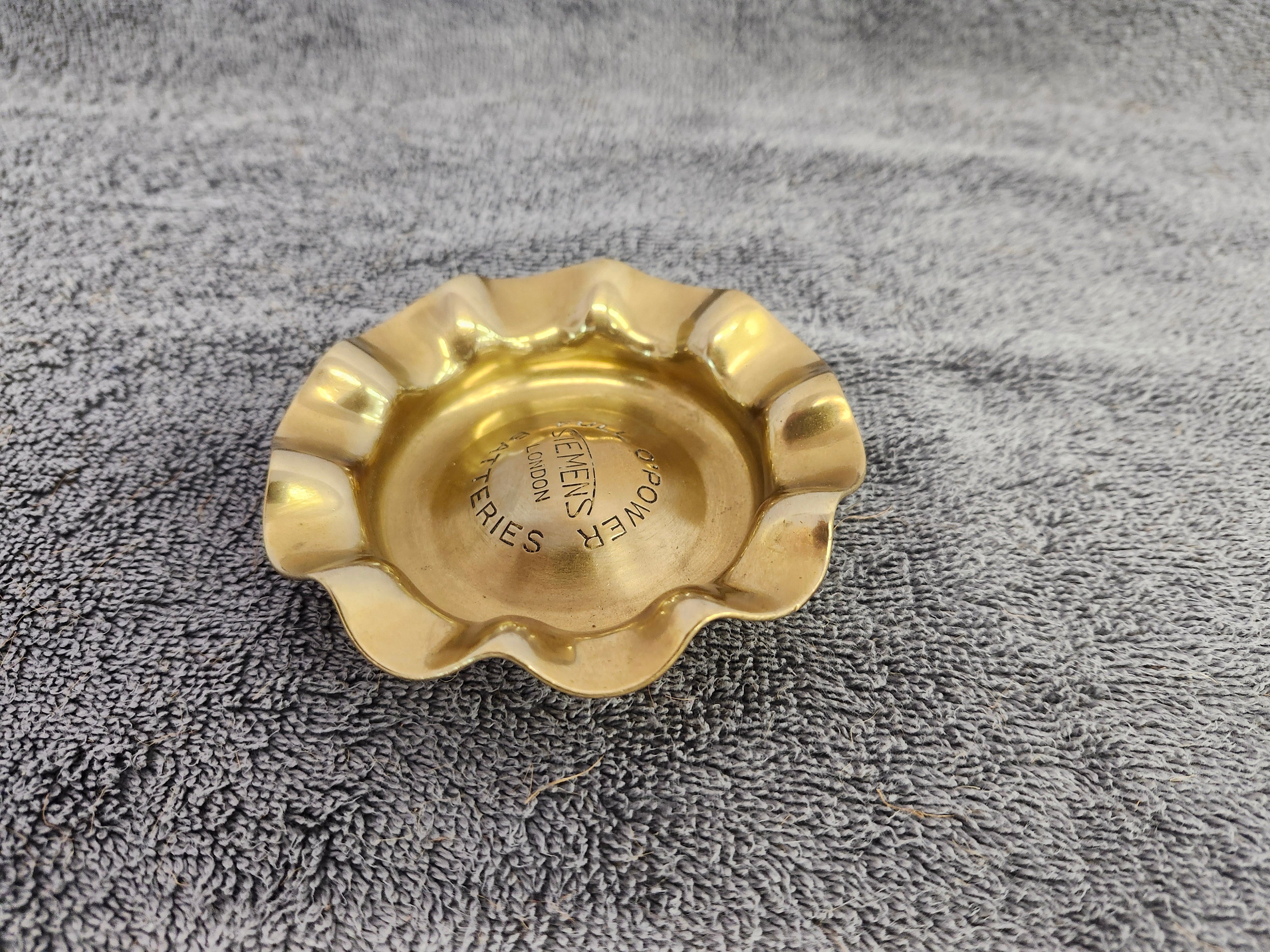 Brass ashtray