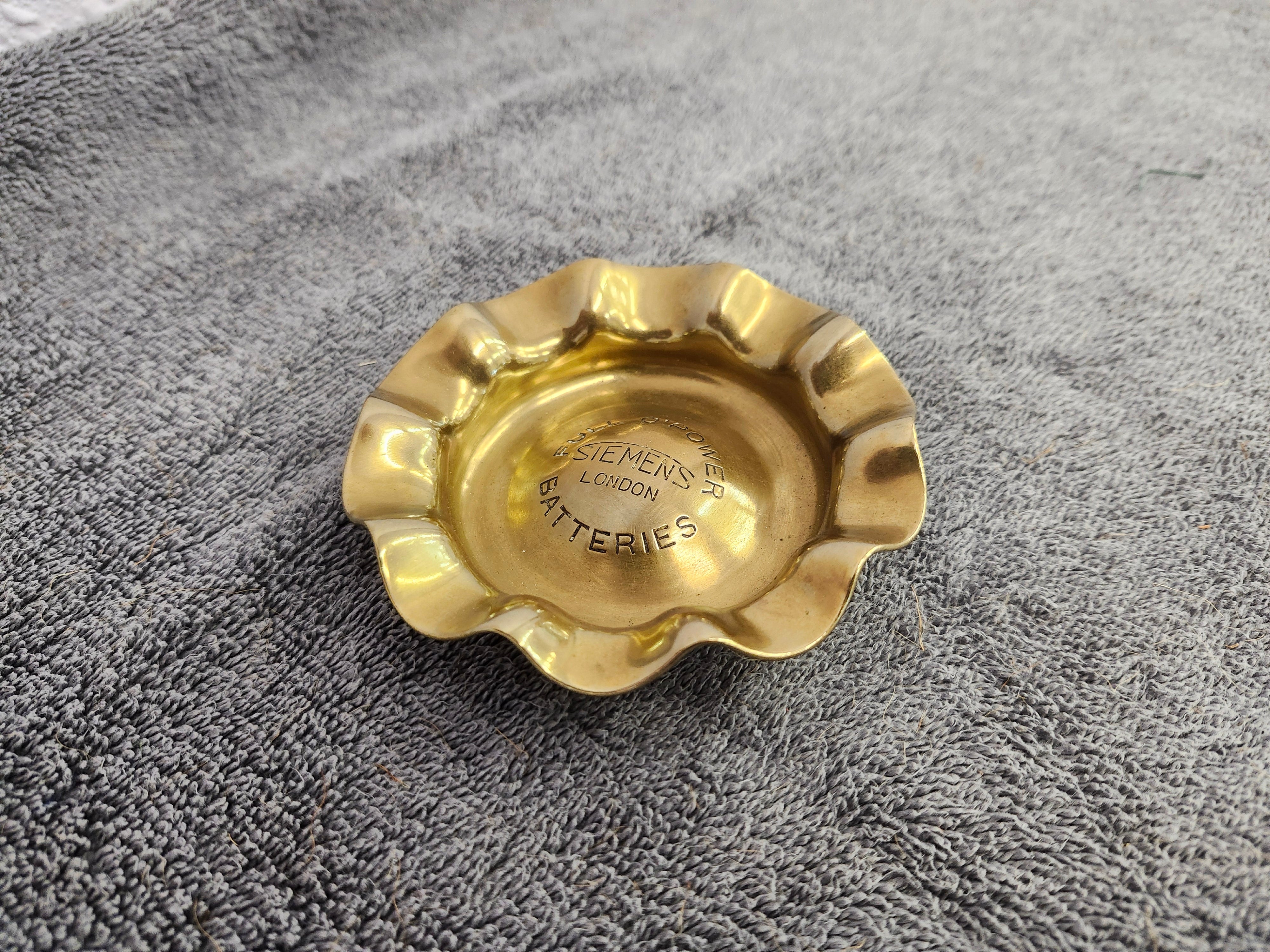 Brass ashtray