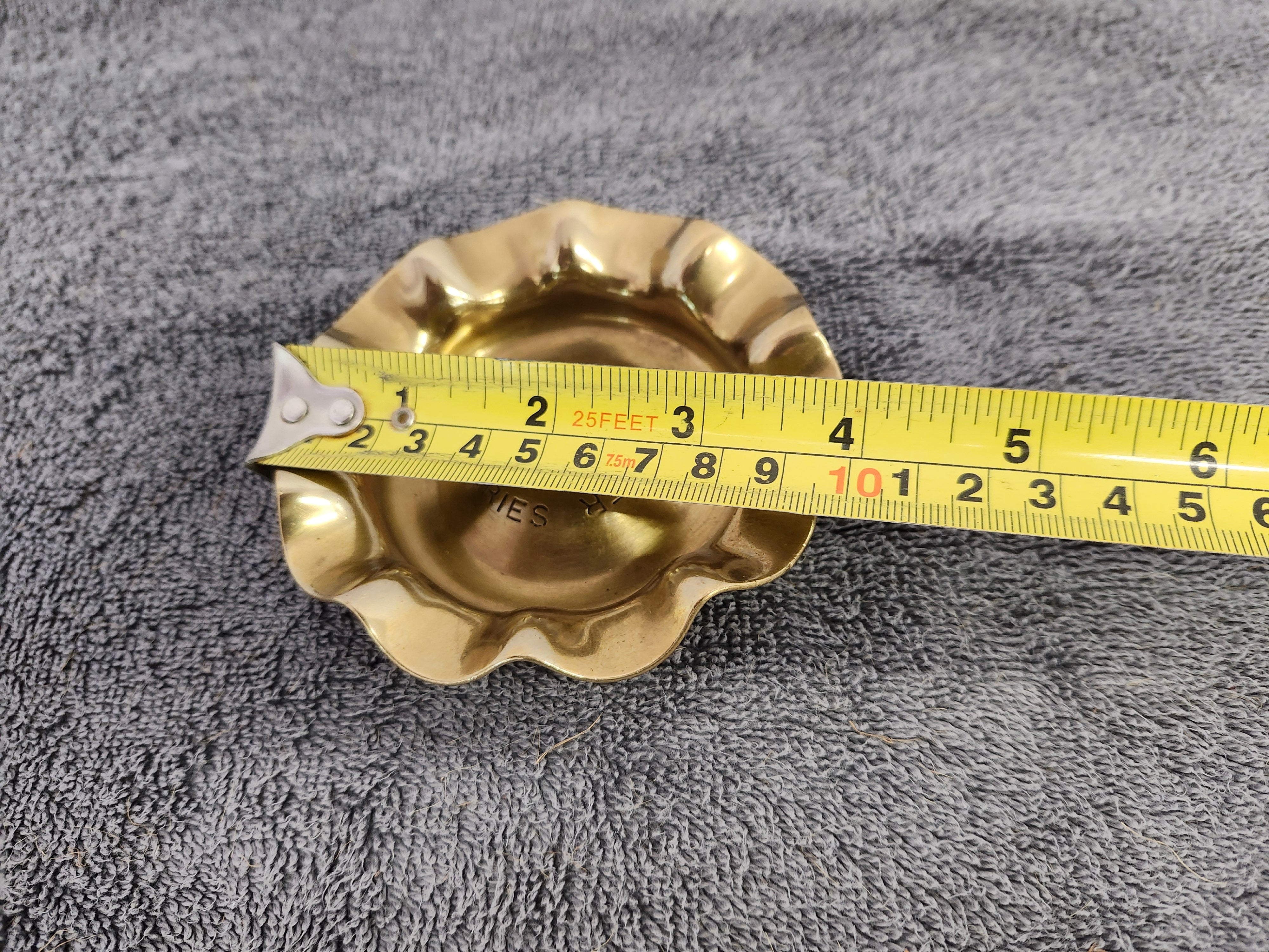 Brass ashtray