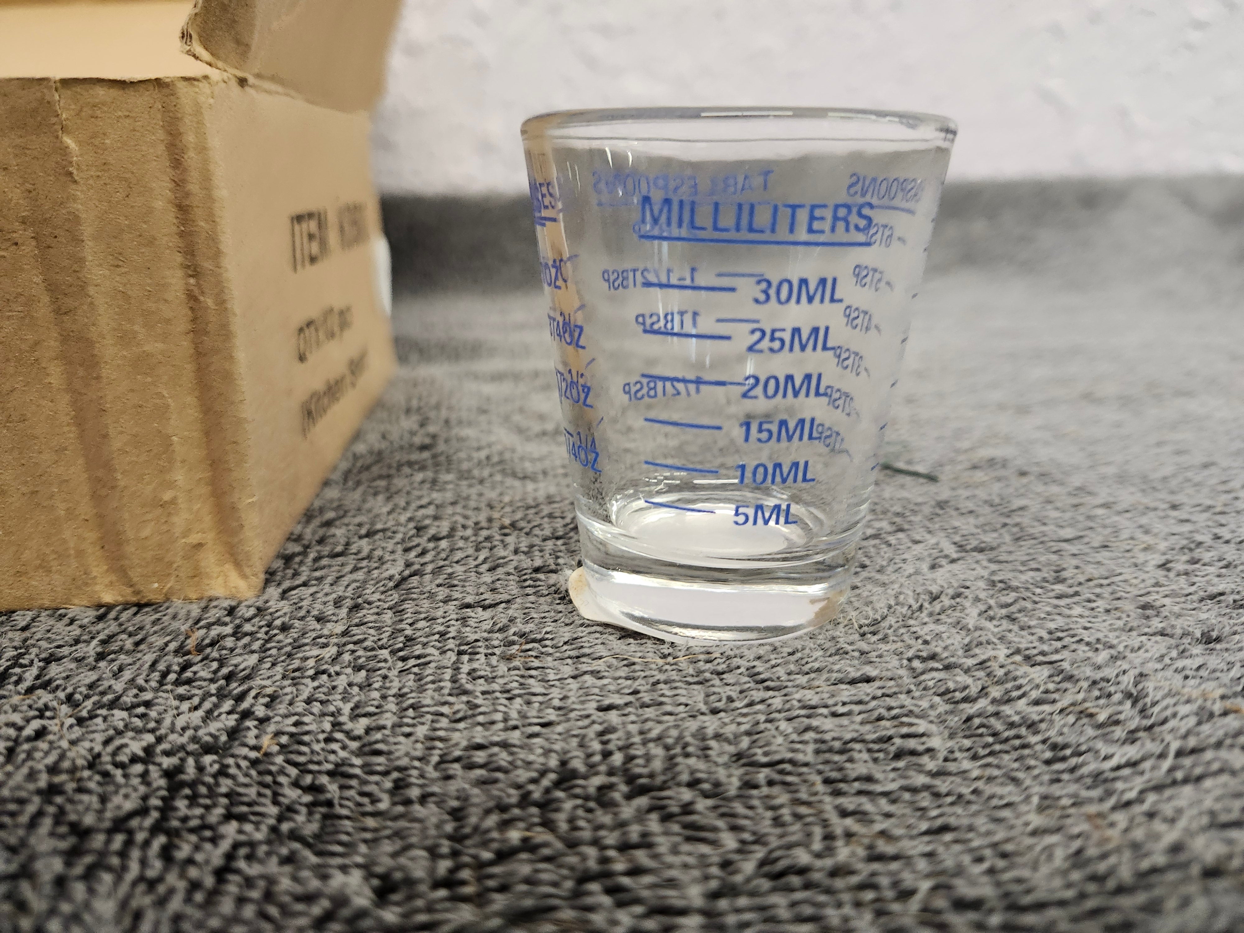 12 new measure shot glasses