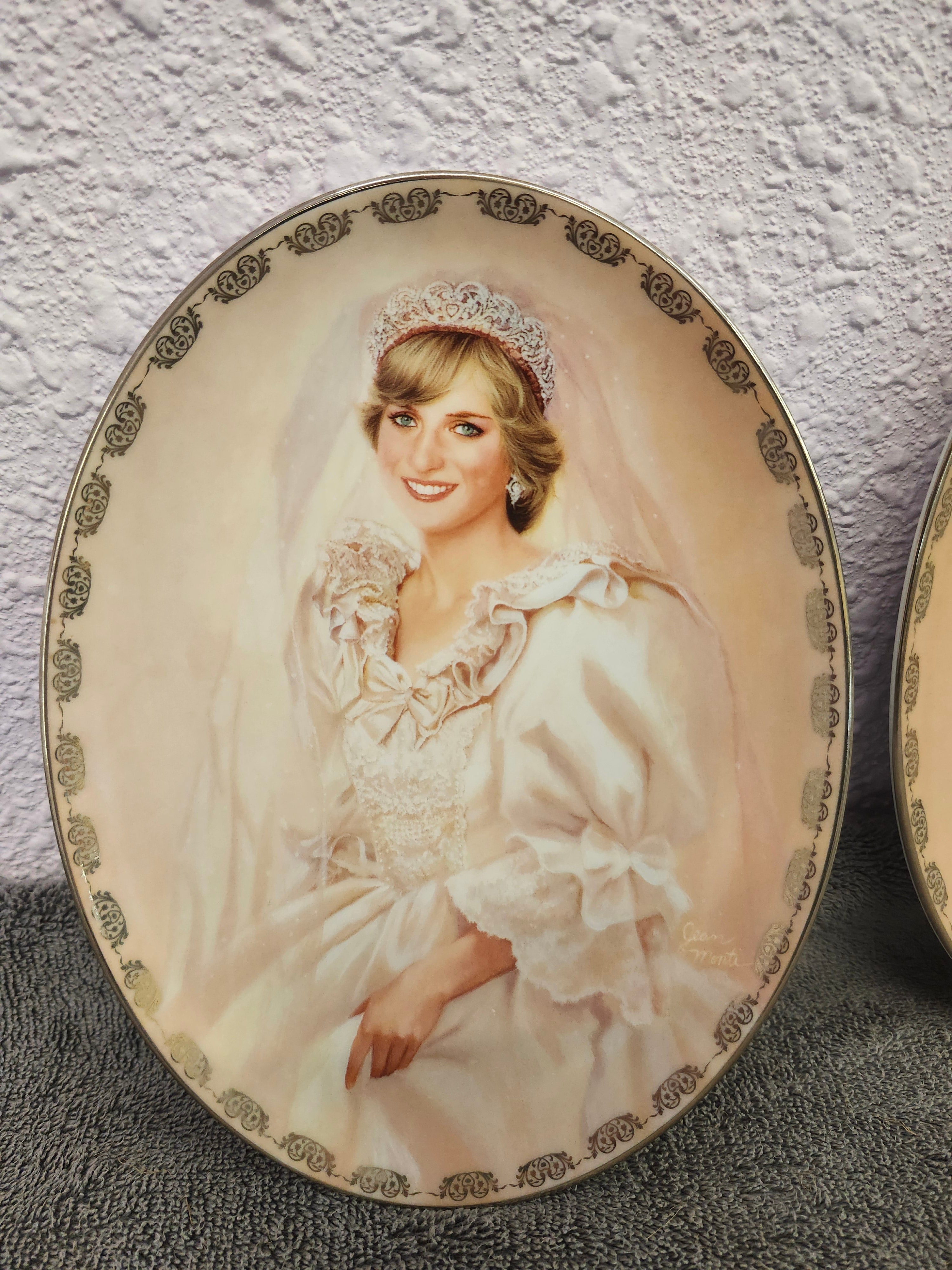 Princess Diana collector plates x3