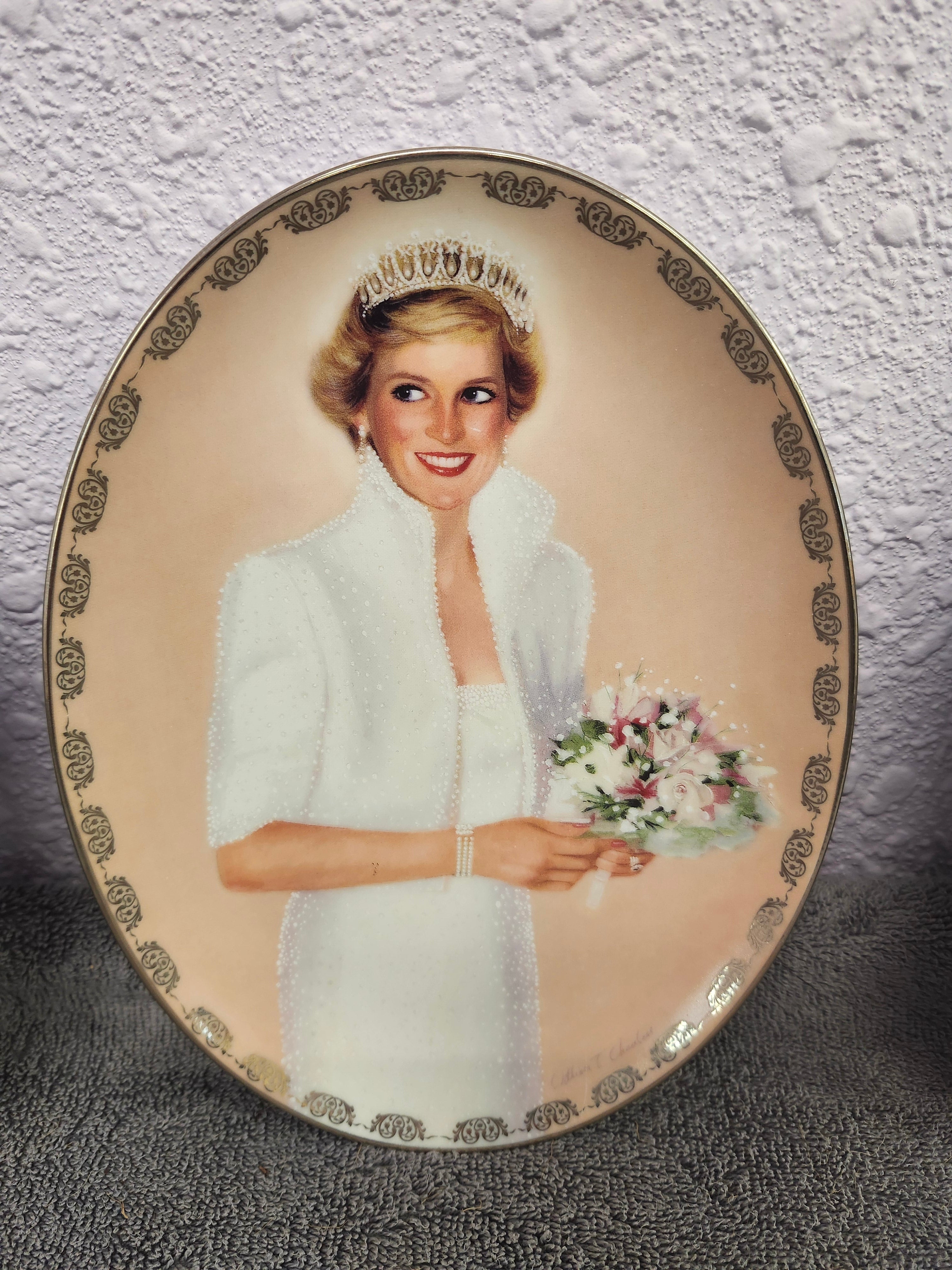 Princess Diana collector plates x3