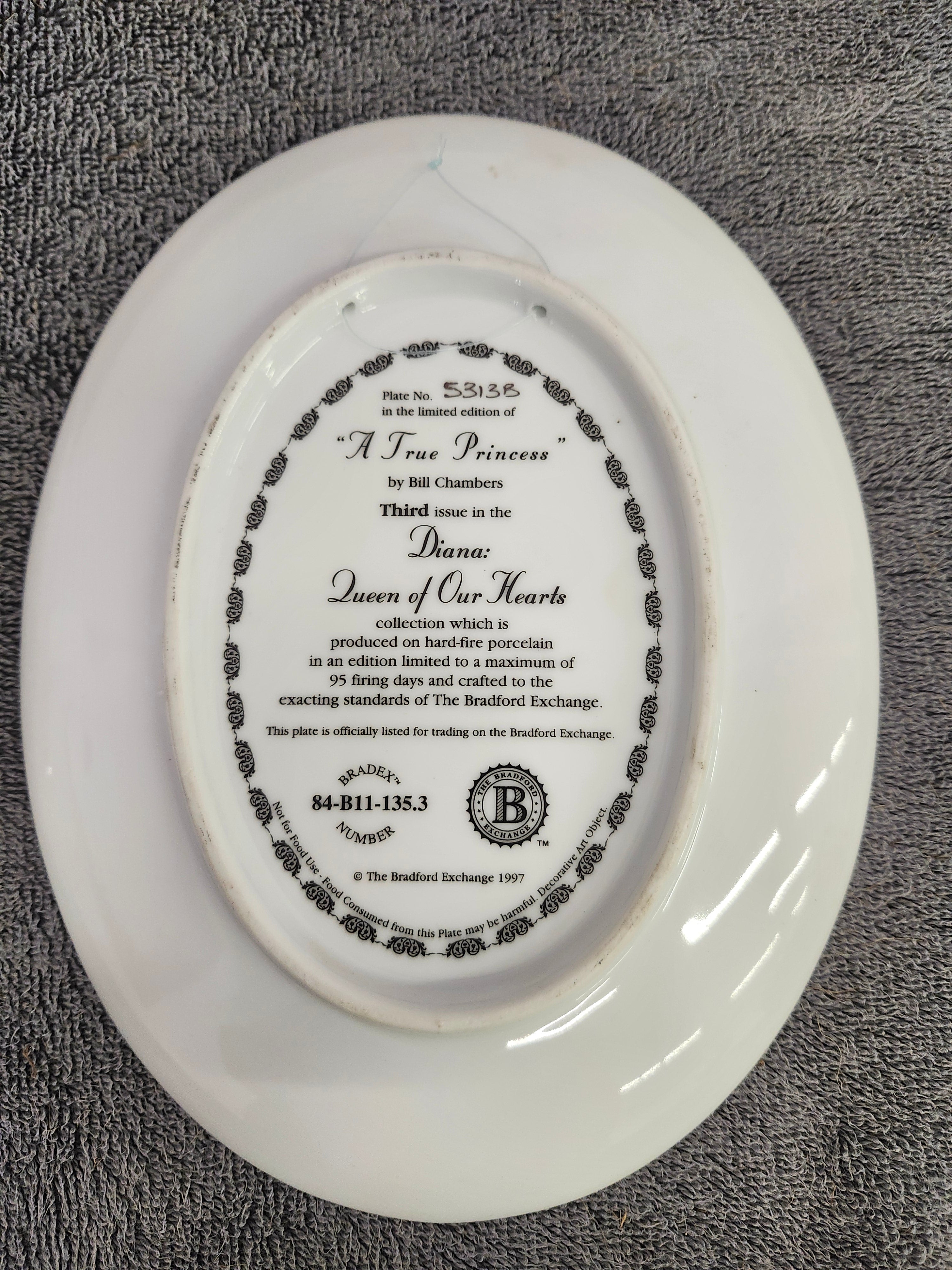 Princess Diana collector plates x3