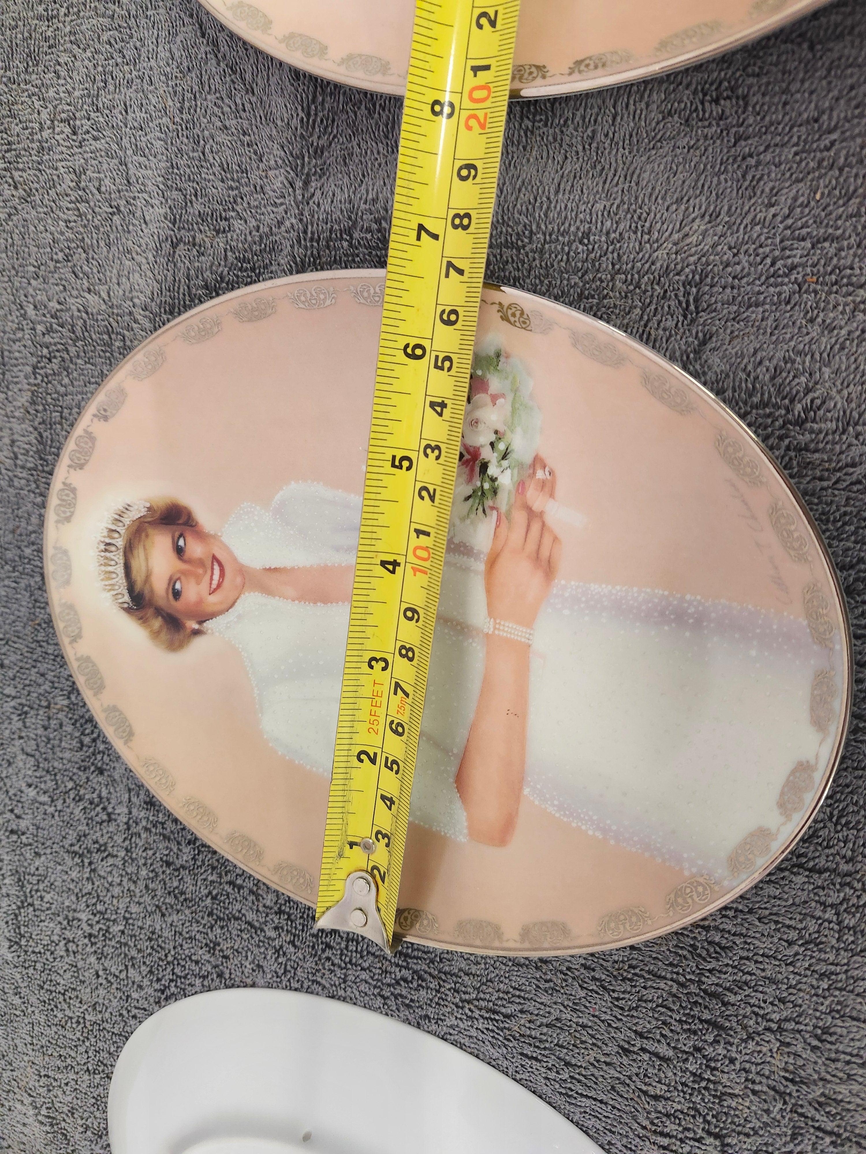 Princess Diana collector plates x3