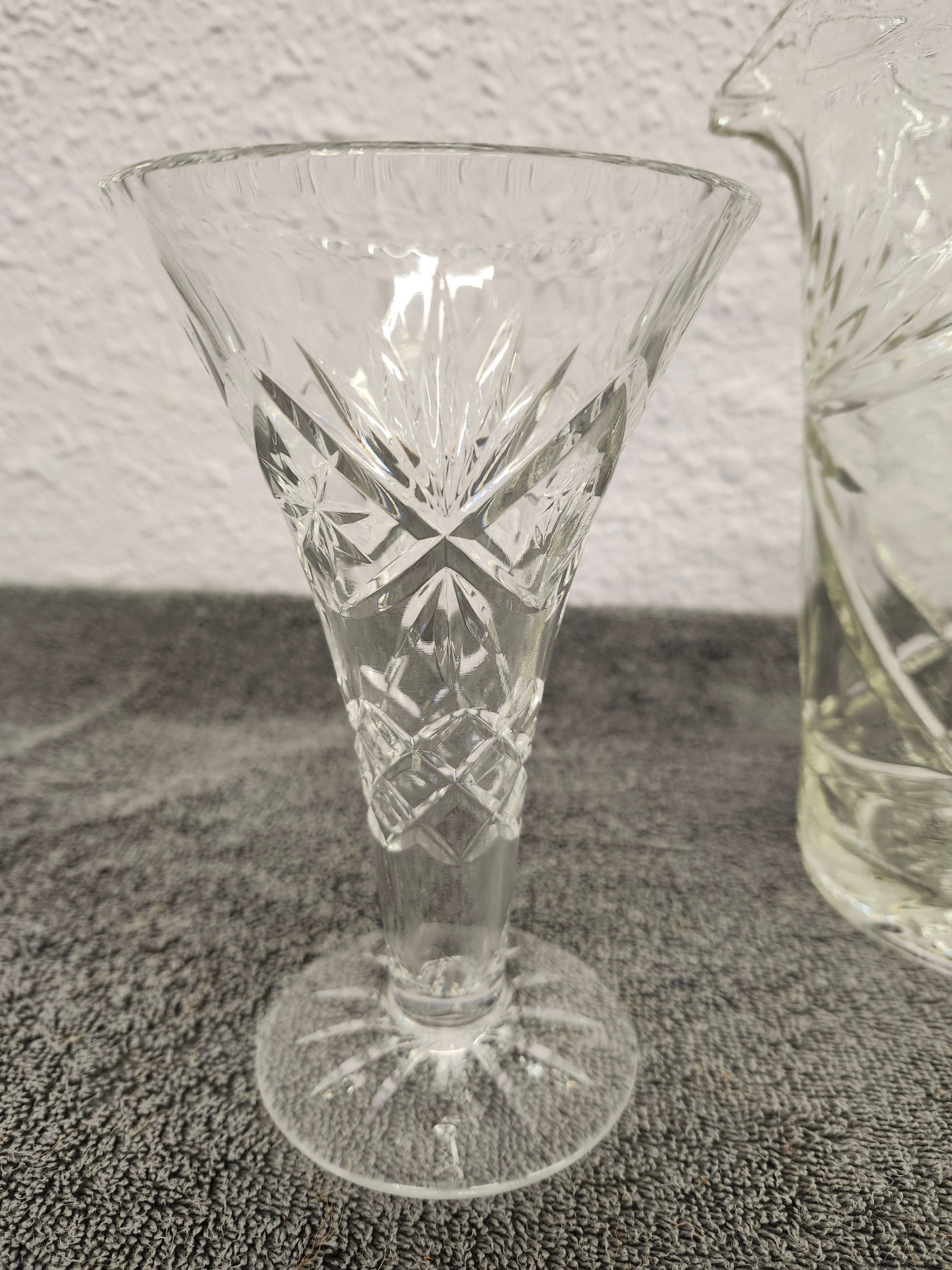 Anchor Hockings pitcher. Price is for all 4 pieces