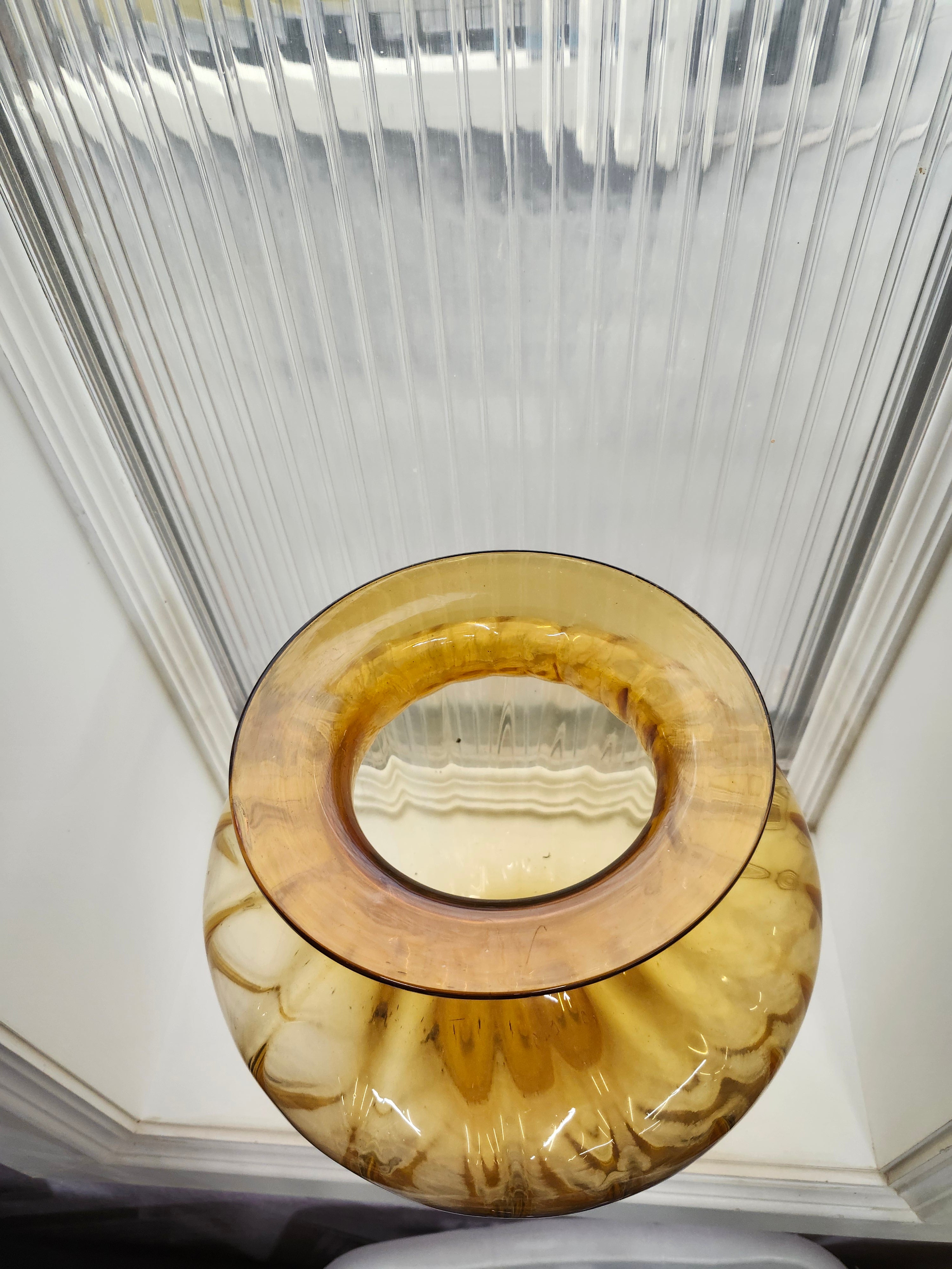 Large Amber vase