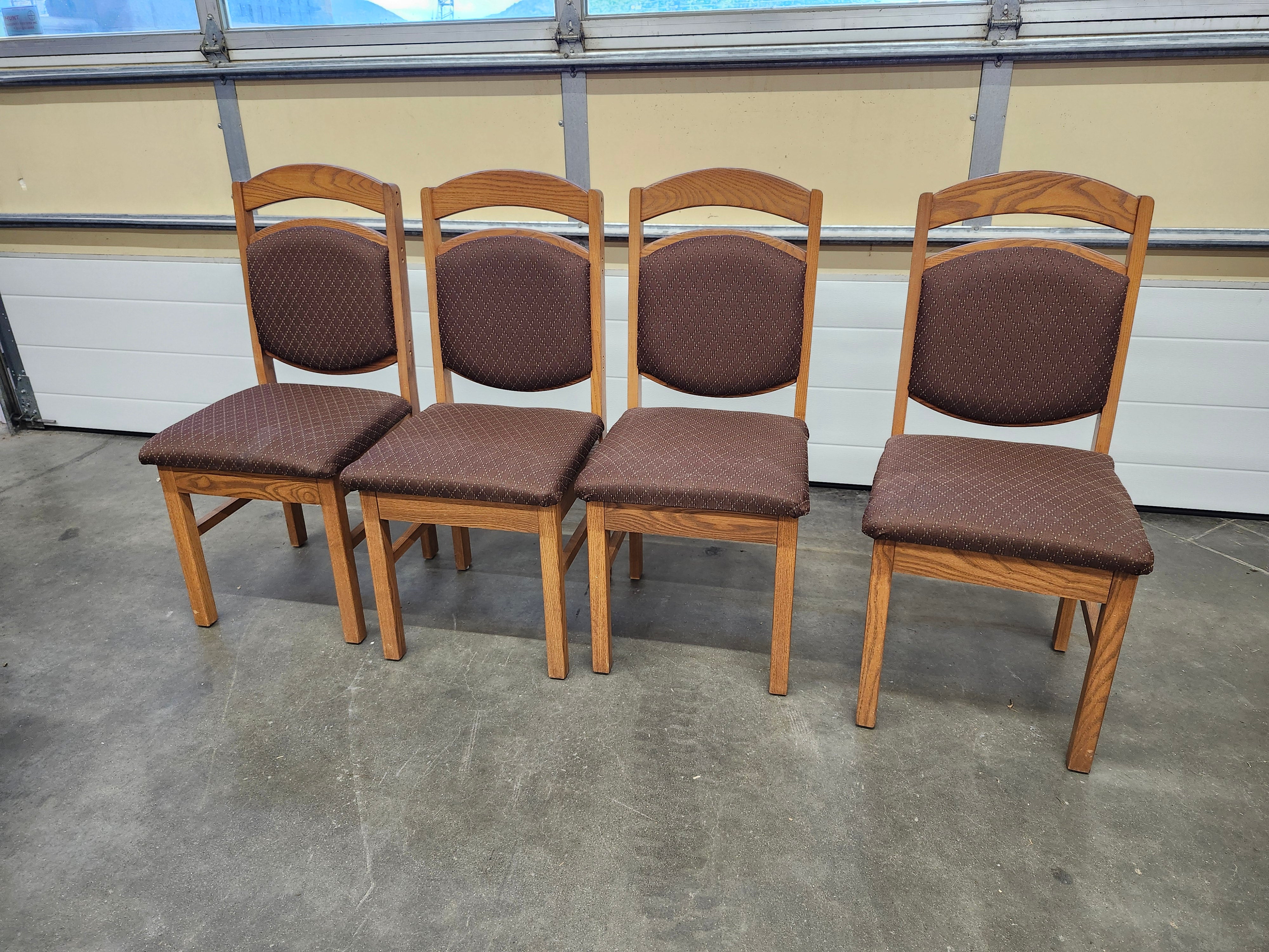 X4 chairs with storage under seat