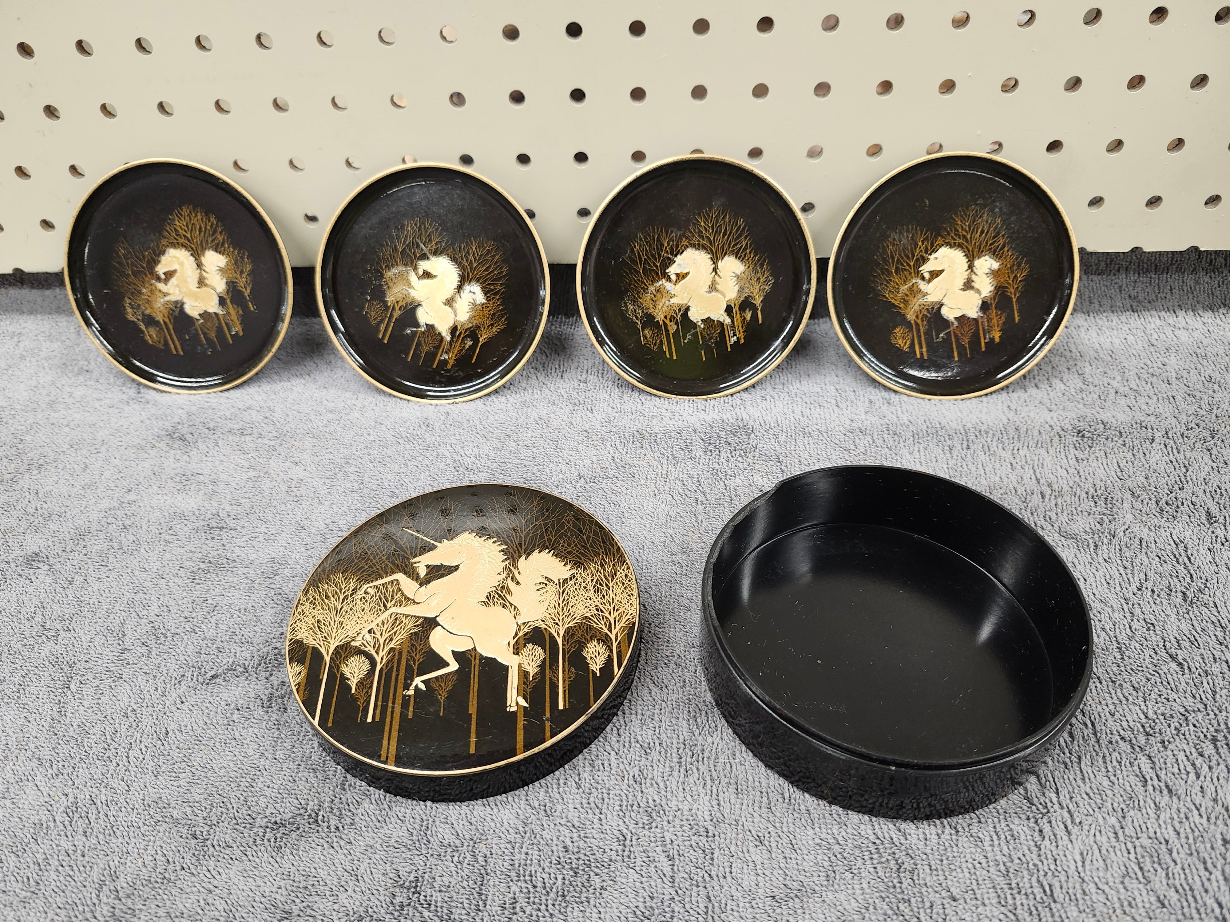 Coasters & case