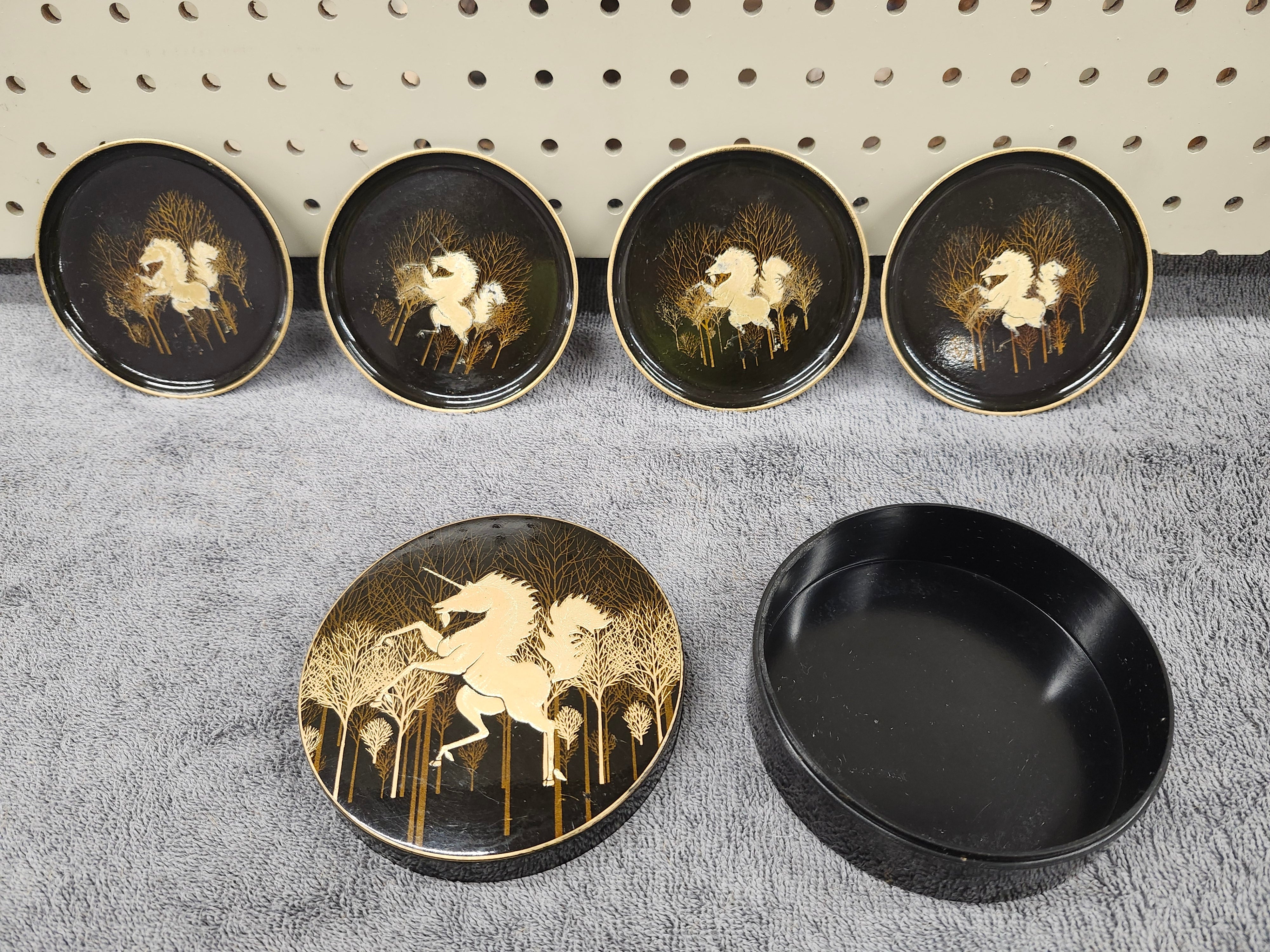 Coasters & case
