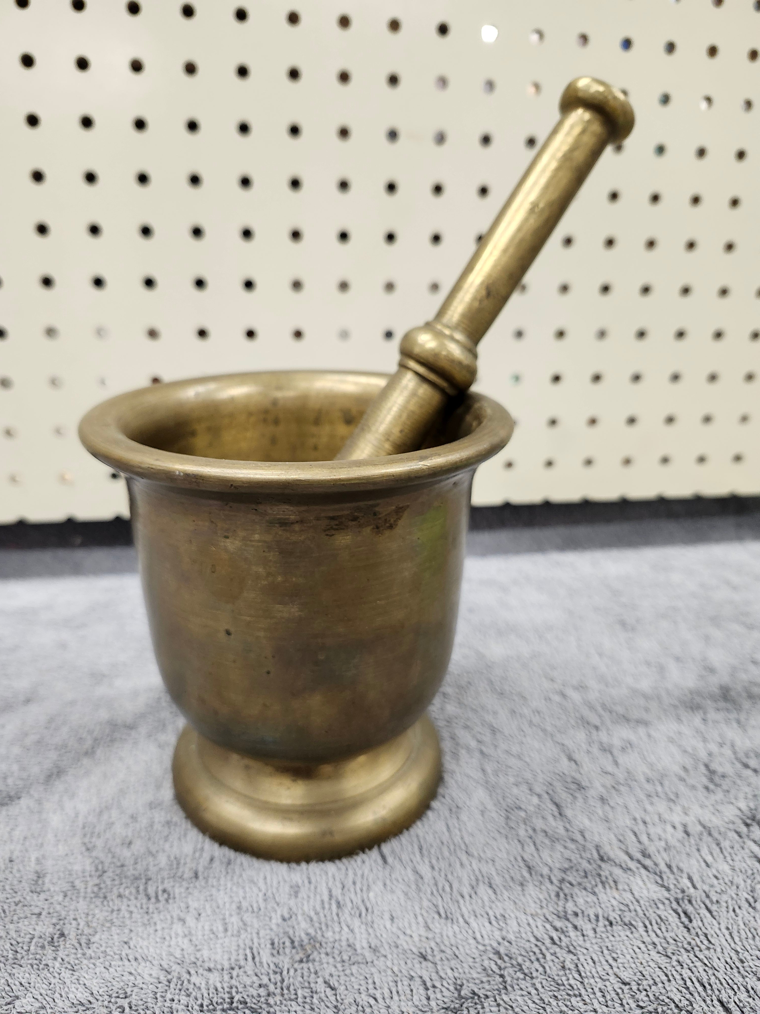 Brass Mortar & Pestle