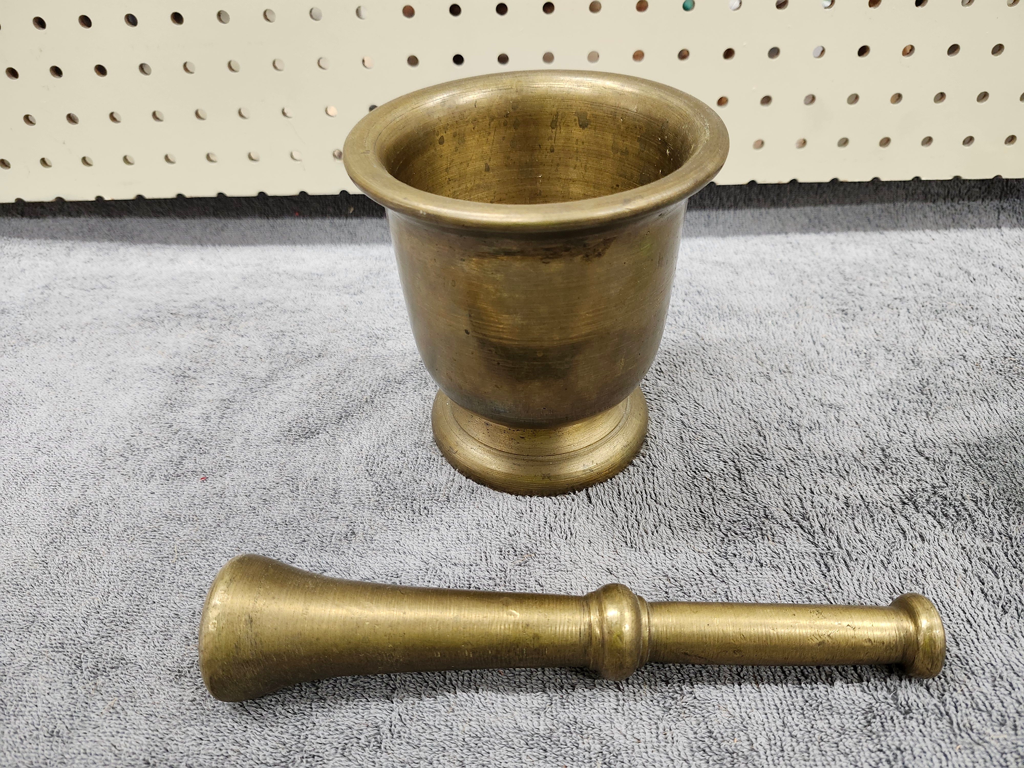 Brass Mortar & Pestle