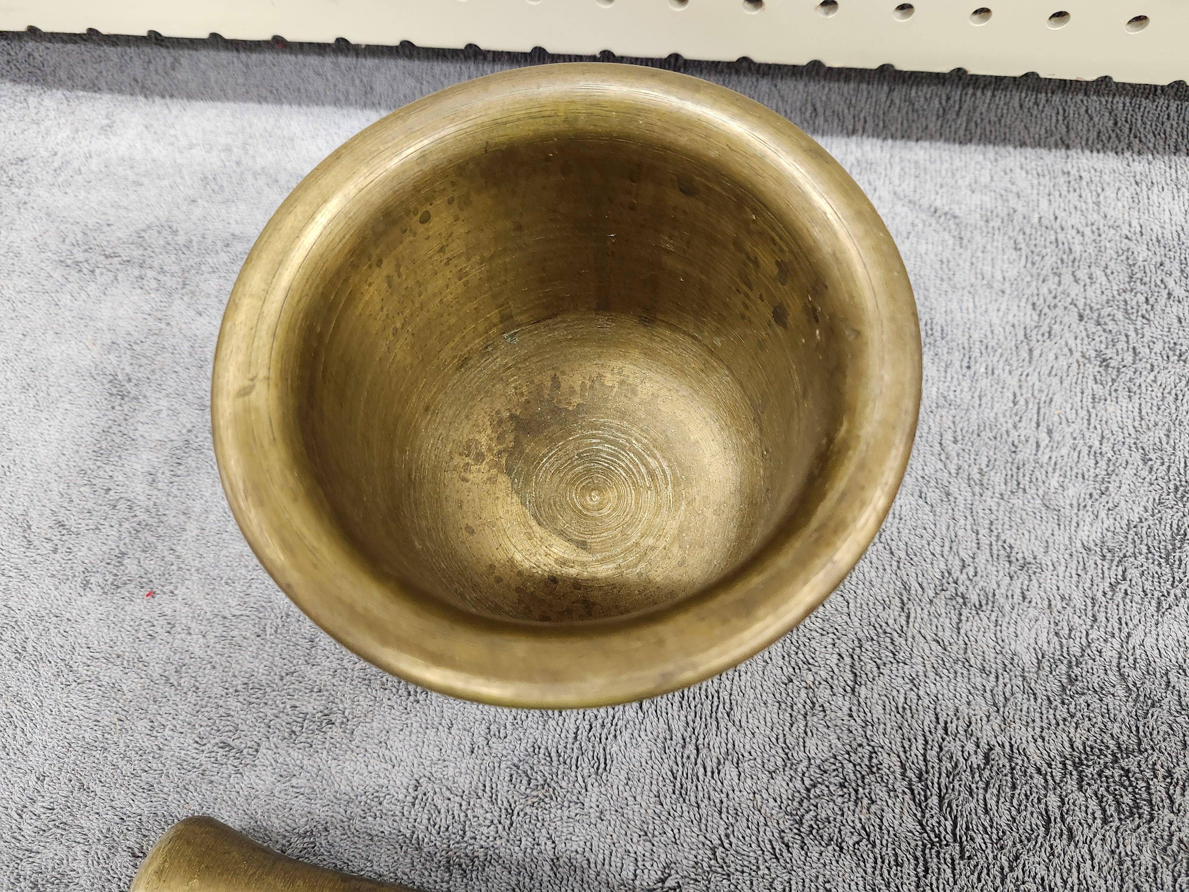 Brass Mortar & Pestle