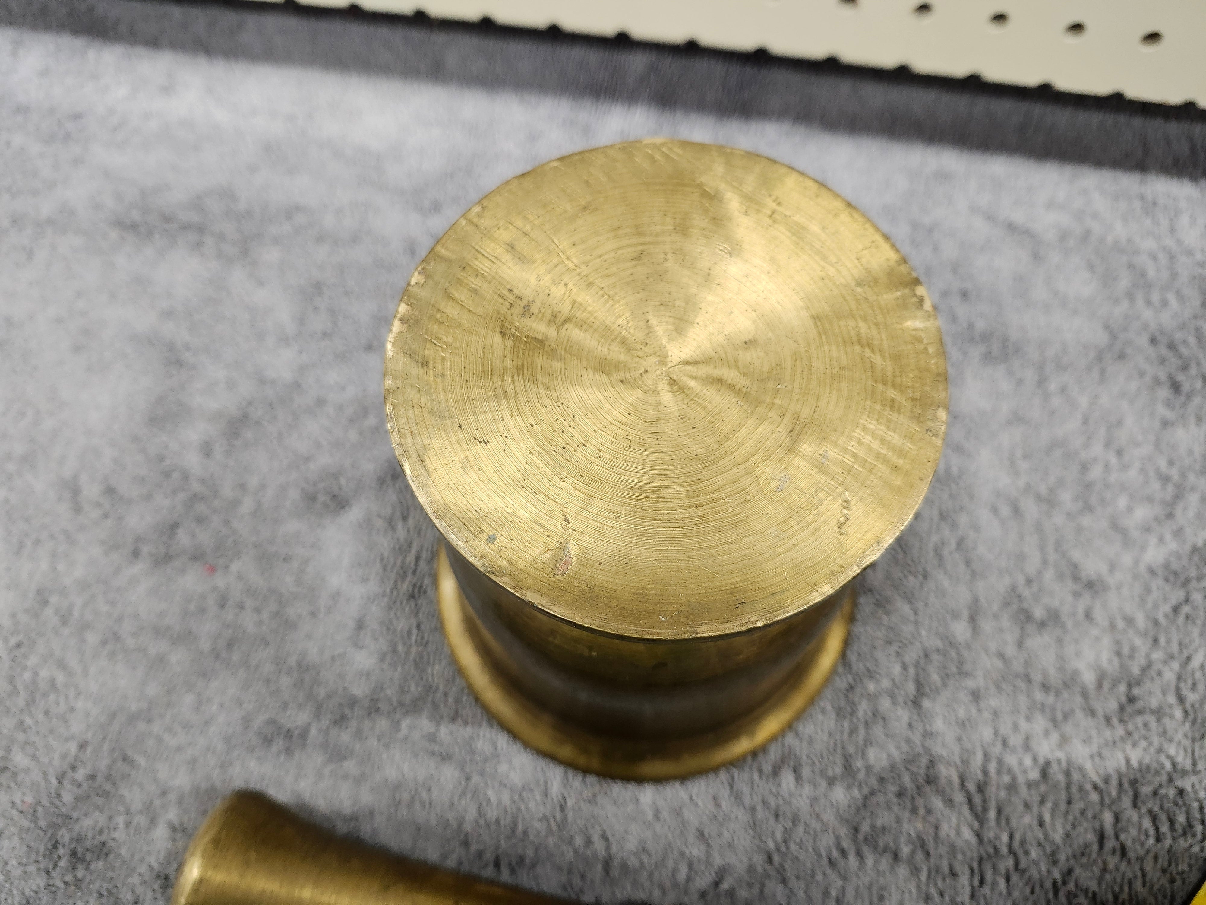 Brass Mortar & Pestle