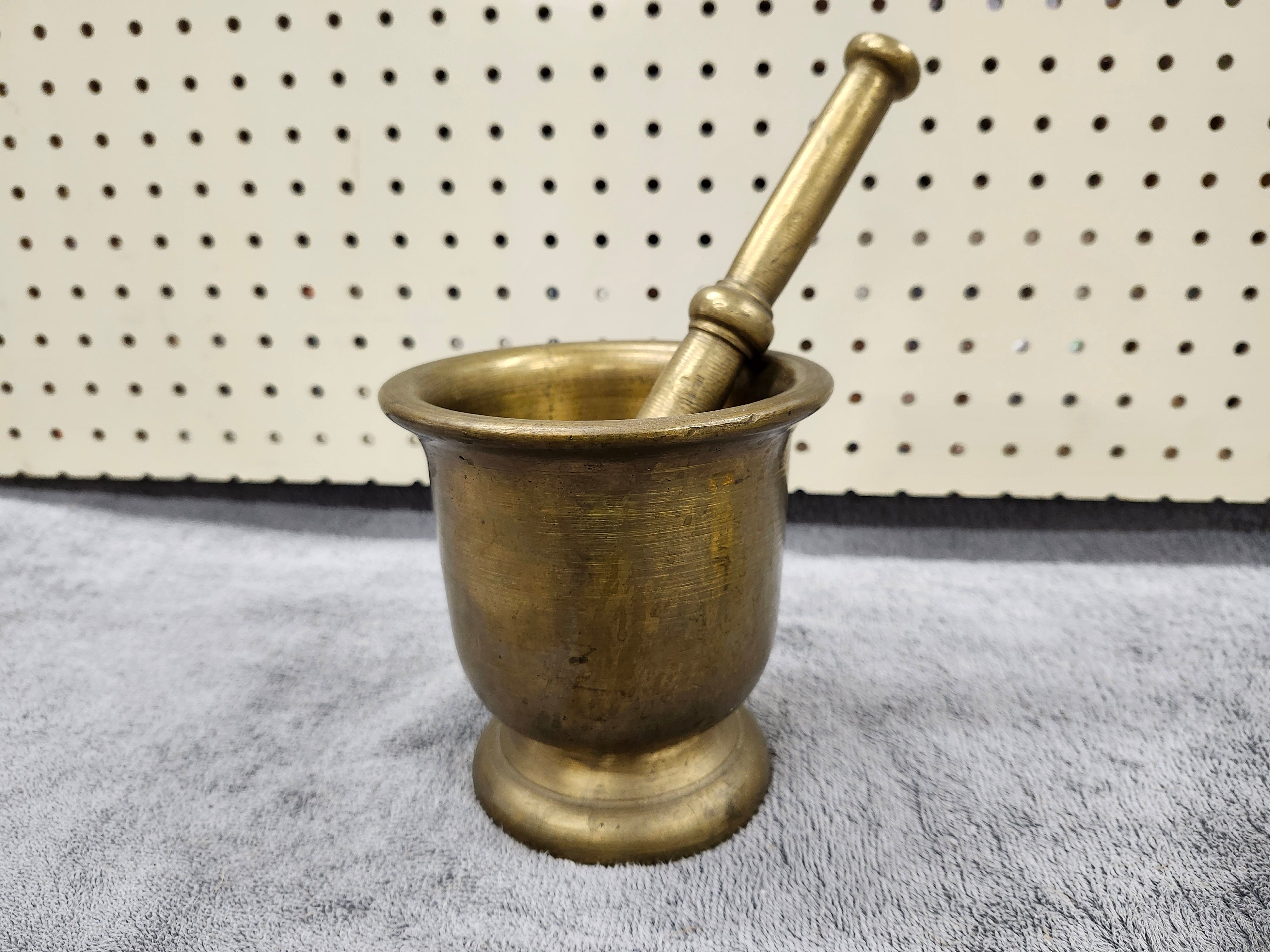 Brass Mortar & Pestle