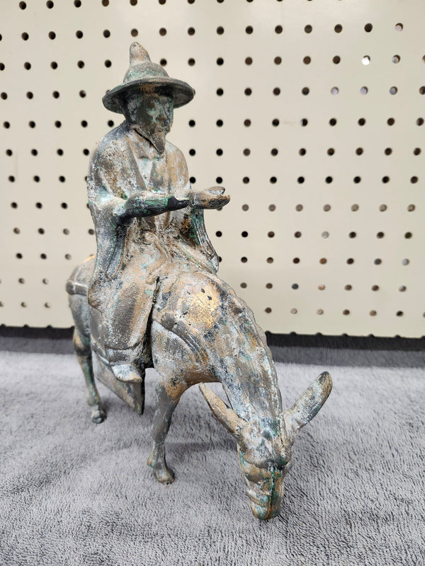 Cast iron statue