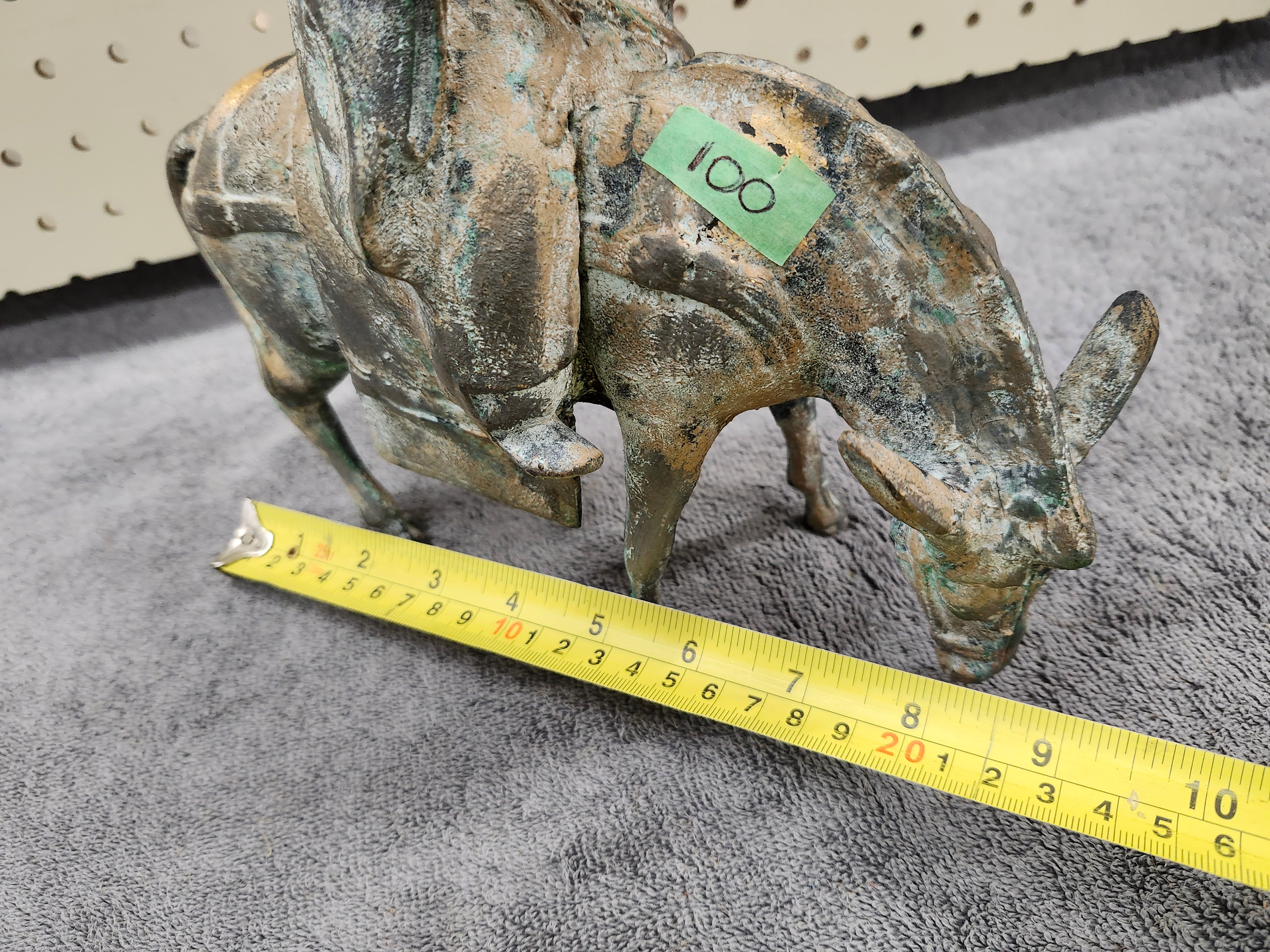 Cast iron statue
