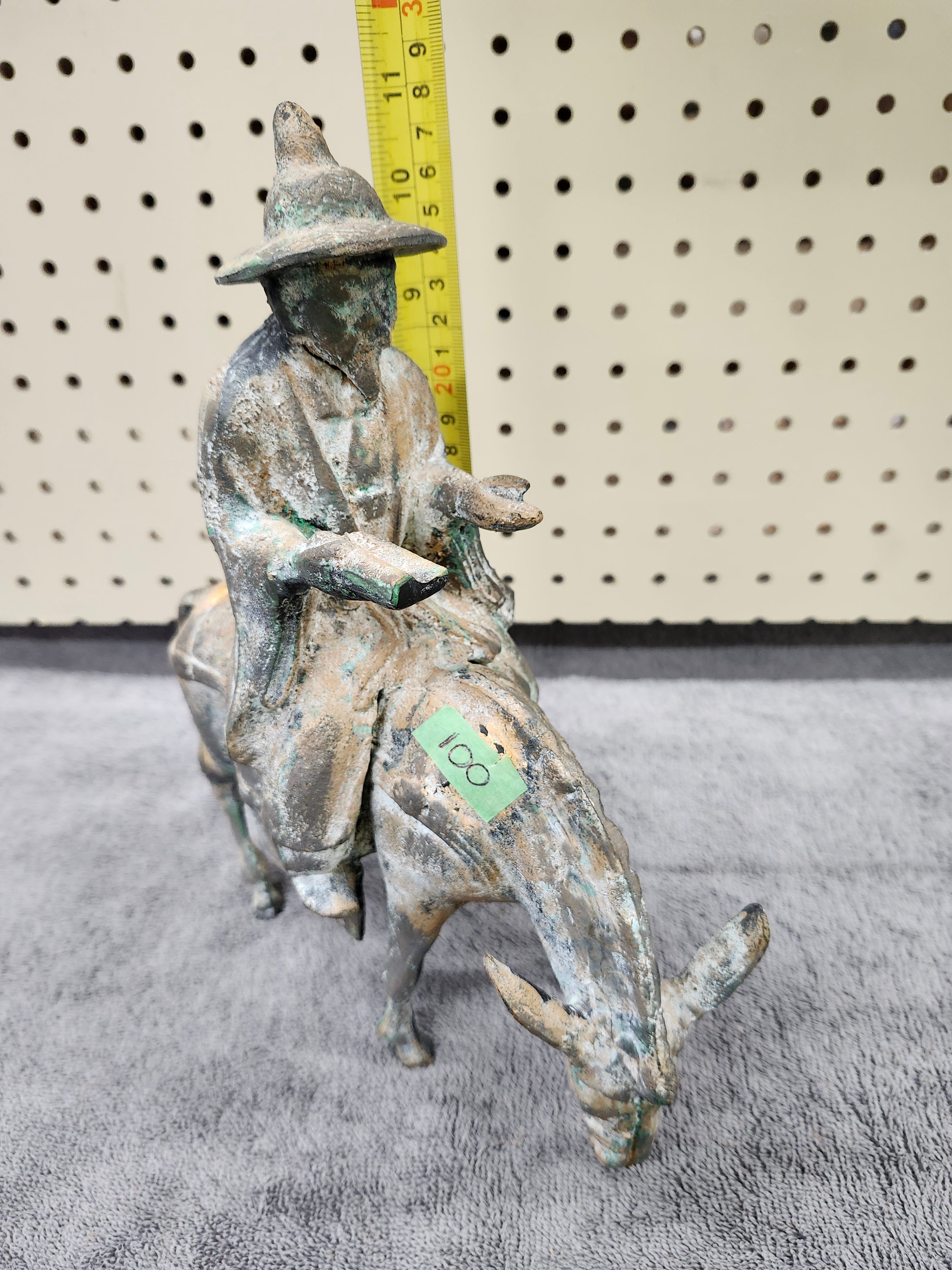 Cast iron statue