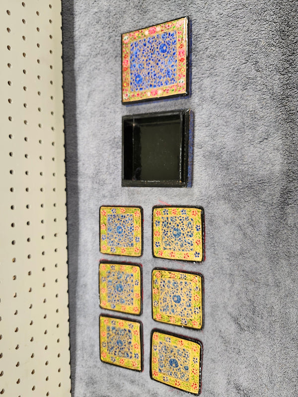 Coasters & case