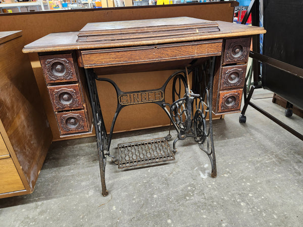 Singer foot driven sewing machine