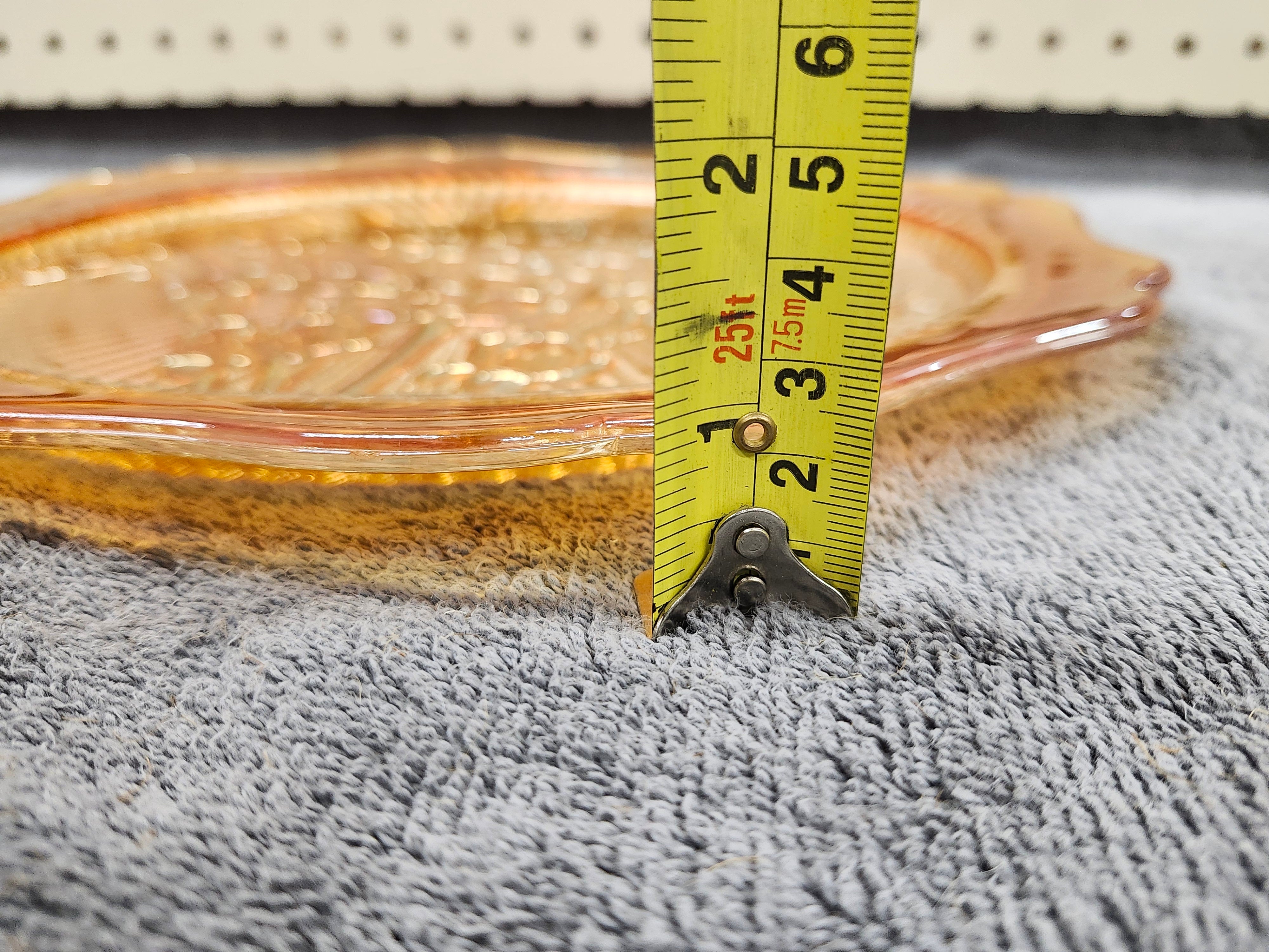 Carnival glass plater